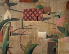 Ereyor di Ramon Enrich - Pittura contemporanea di grandi dimensioni, paesaggio, architettura