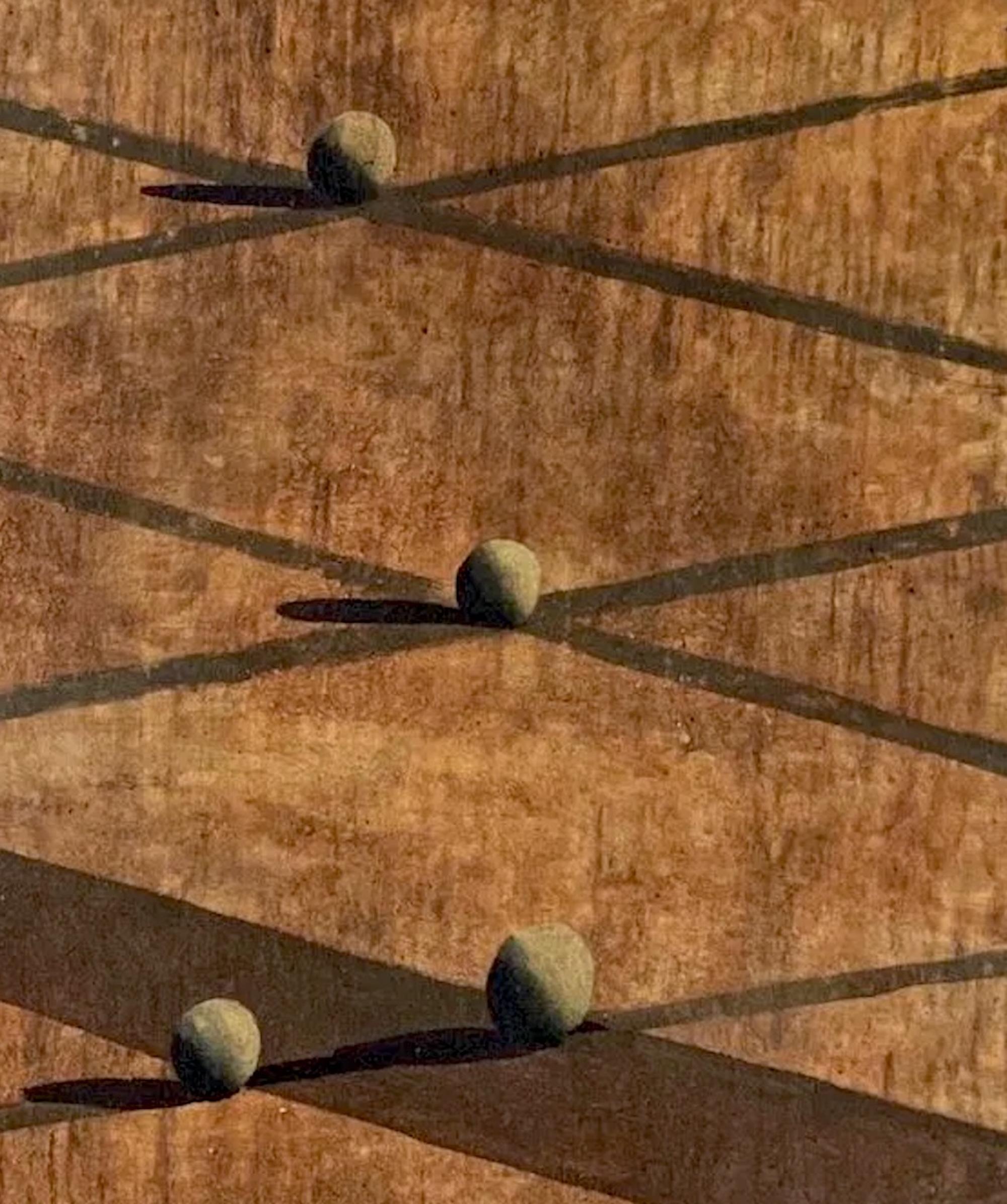 E.S. by Ramon Enrich - Grande peinture géométrique de paysage, architecture en vente 5