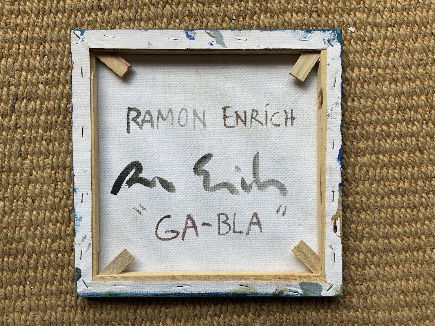 GA-BLA by Ramon Enrich - Cuadro paisaje geométrico, acrílico sobre lienzo en venta 4