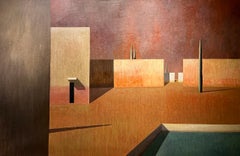 IDEA 7 par Ramon Enrich - Peinture de paysages contemporains, architecture, géométrie