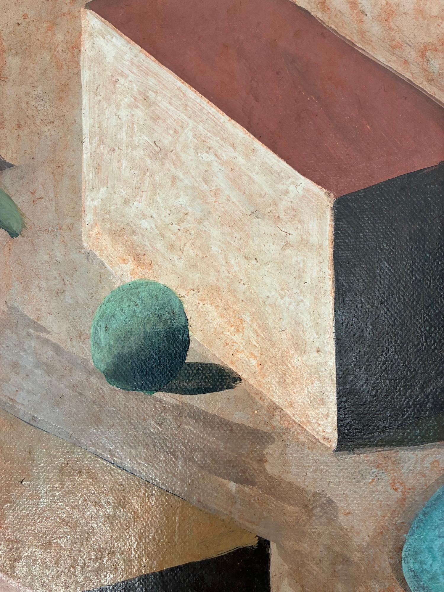 Olf de Ramon Enrich - Pintura contemporánea de paisaje, arquitectura, figurativa en venta 6