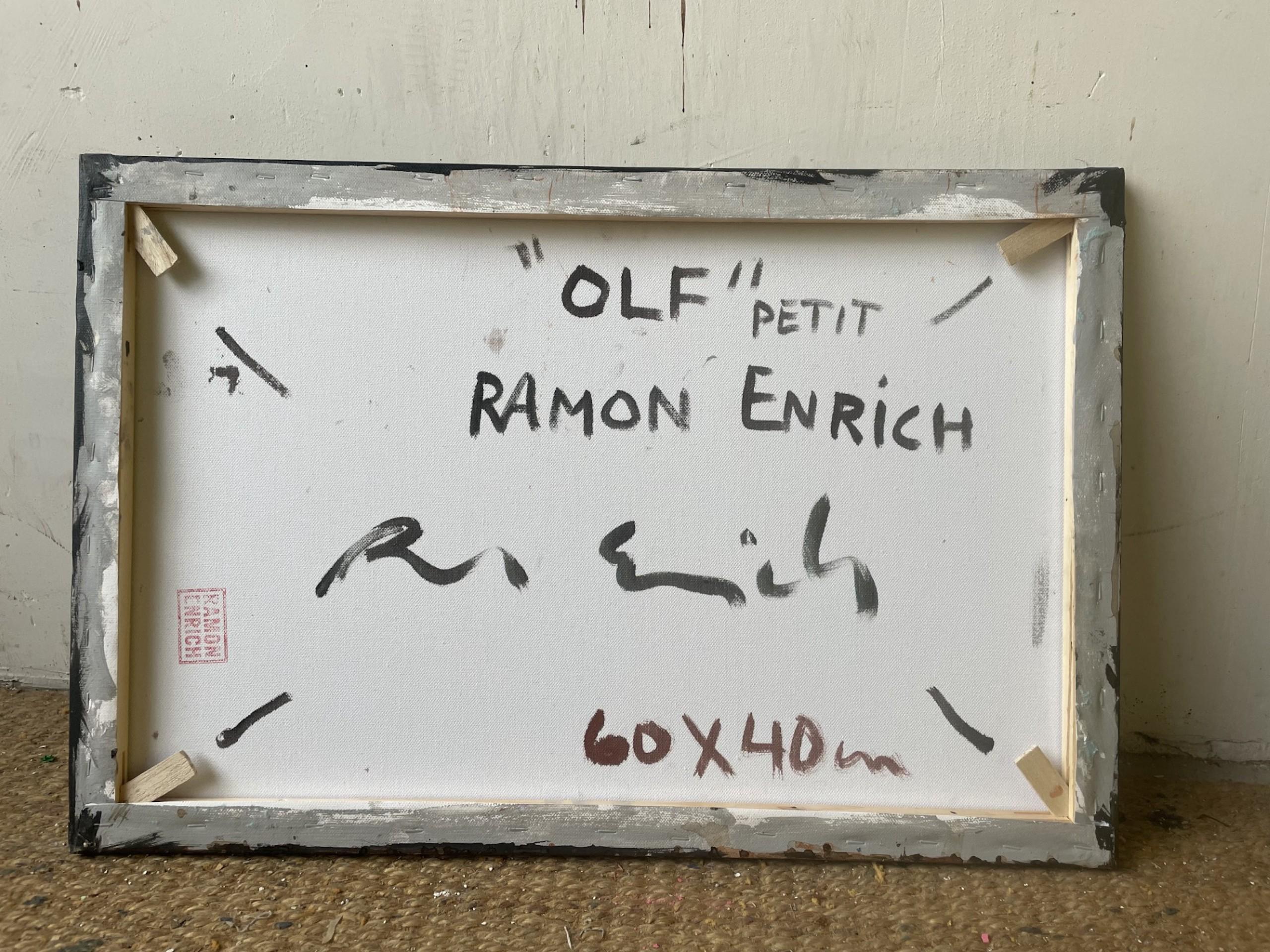 Olf de Ramon Enrich - Pintura contemporánea de paisaje, arquitectura, figurativa en venta 8