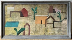 PAILL von Ramon Enrich - Große zeitgenössische Gemälde, Landschaft, Architektur