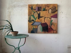 Selva Nova by Ramon Enrich - Contemporary painting, landscape, architecture