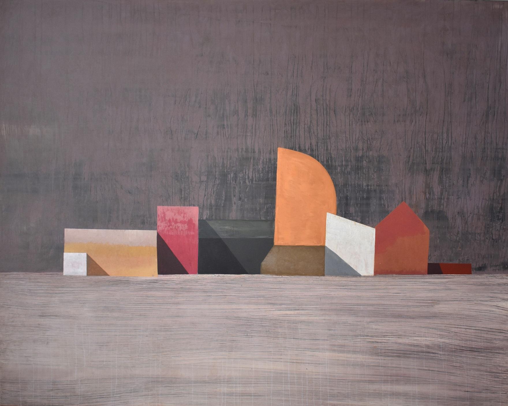 Ramon Enrich Landscape Painting - SISHA, Large-scale abstract landscape painting