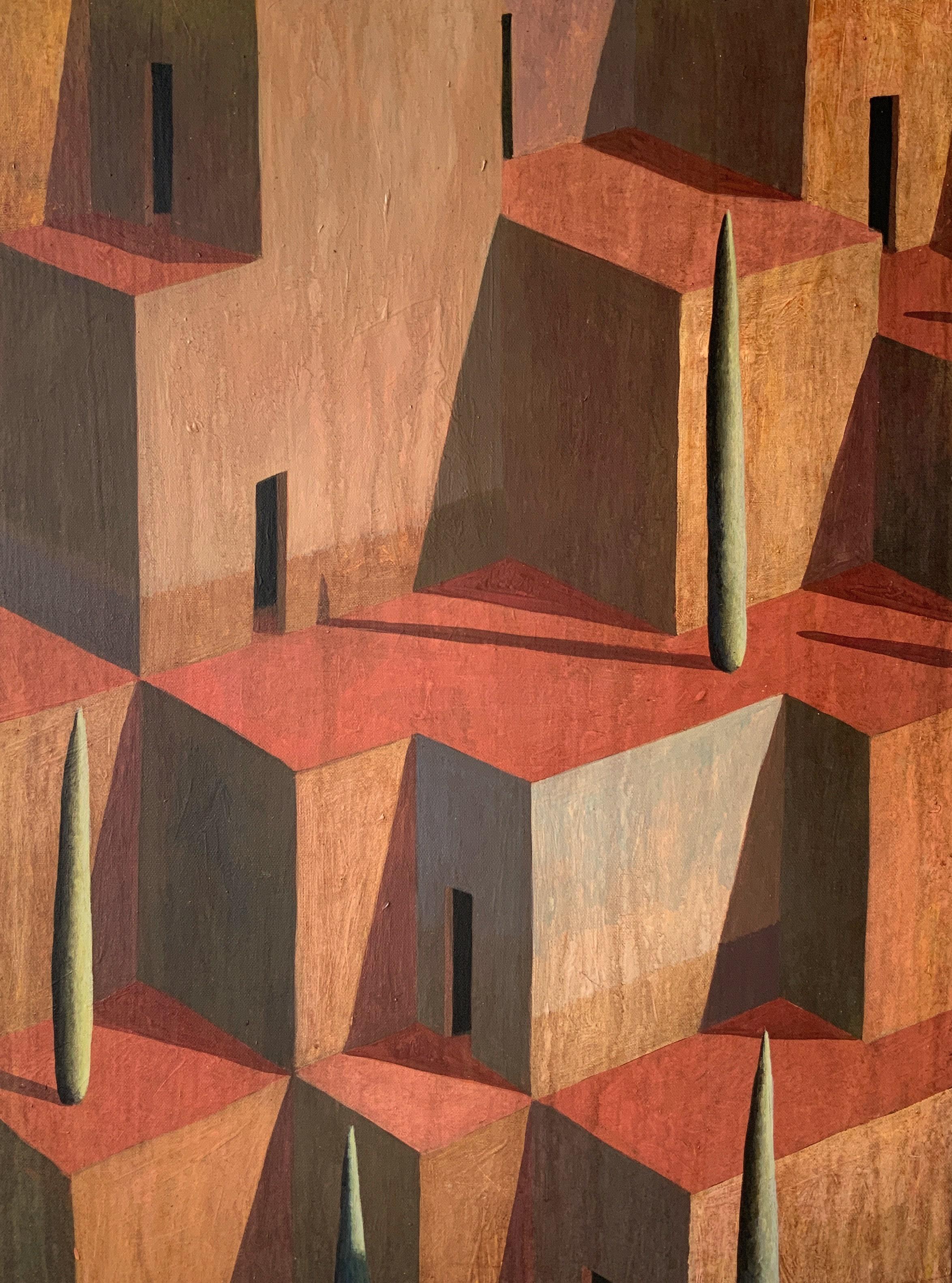 VE - Contemporary Geometric Landscape painting