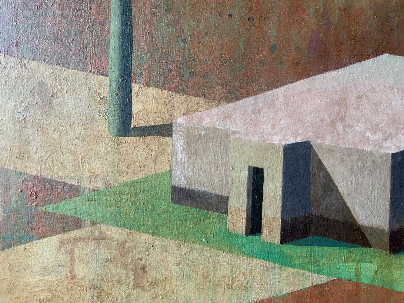 VILLA MO by Ramon Enrich - contemporary painting, landscape, architecture 2