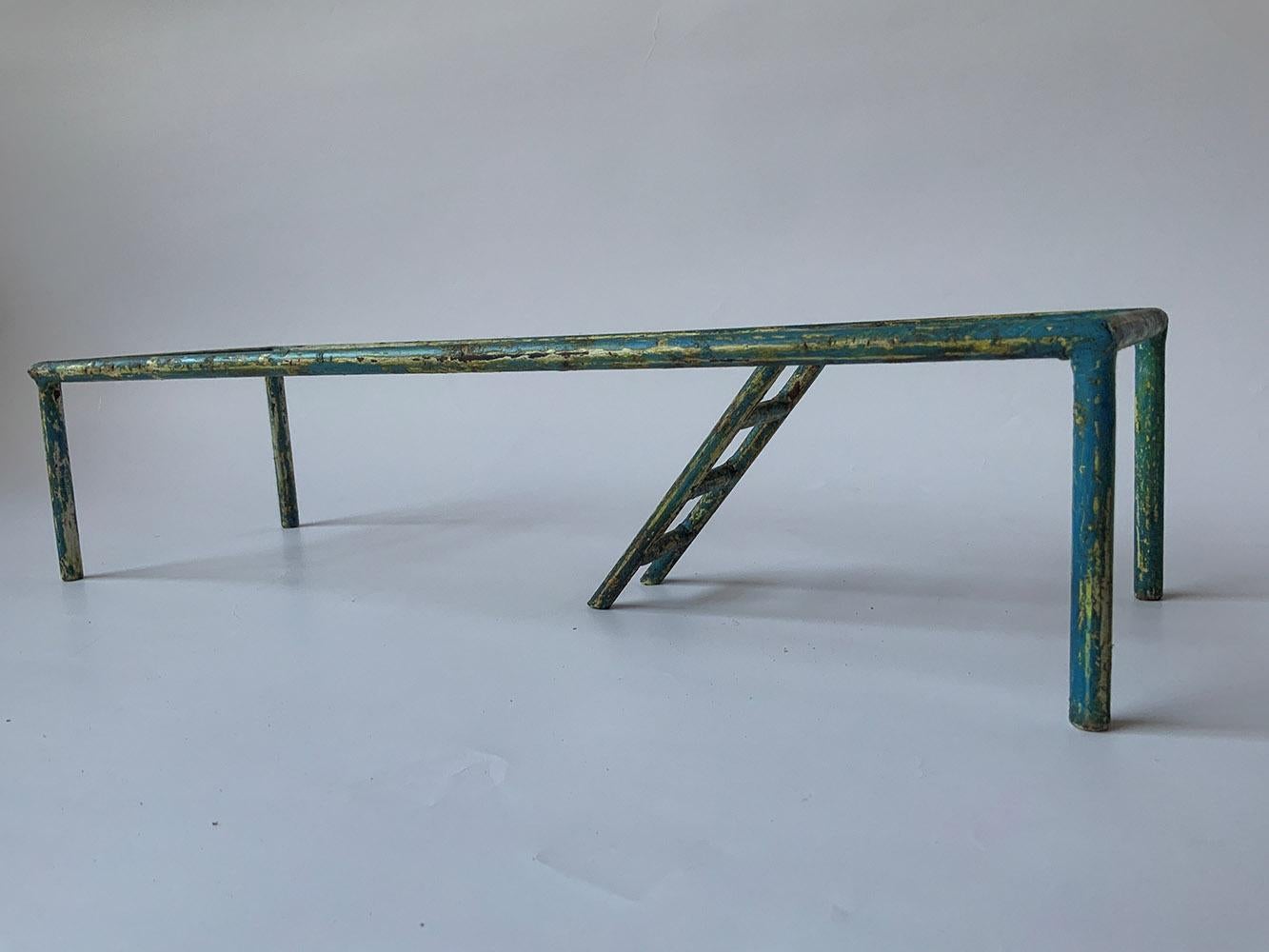 LARGE POOL by Ramon Enrich - Minimalist iron sculpture, pool, unique, swimming For Sale 2