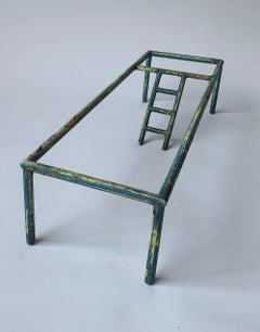 LARGE POOL by Ramon Enrich - Minimalist iron sculpture, pool, unique, swimming