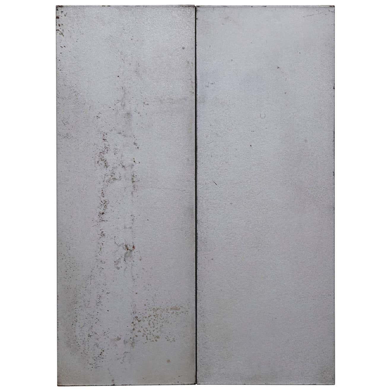 Ramon Horts Zeitgenössisches abstraktes minimalistisches Metall-Kunstwerk 1/2 N 003 im Angebot 1