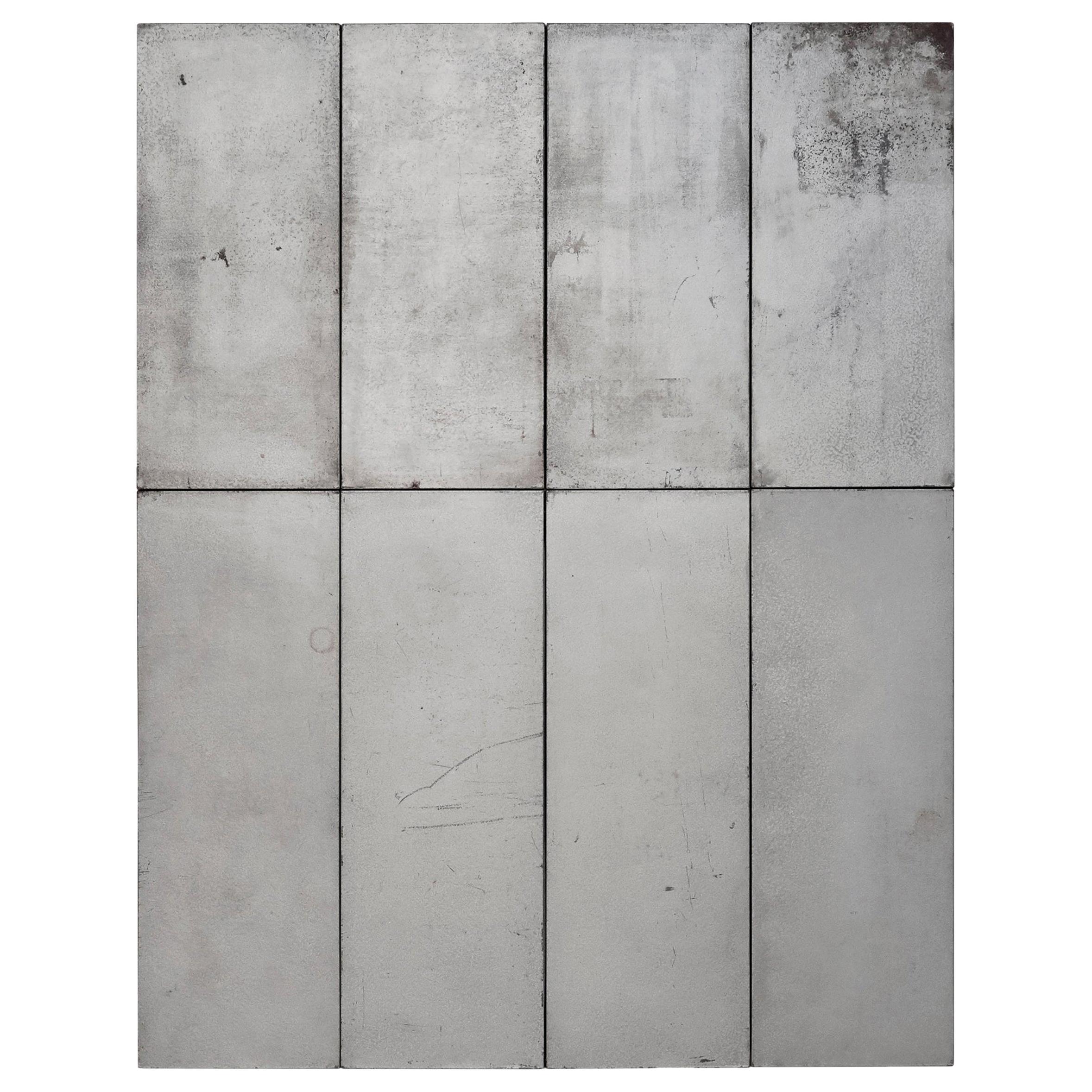 Ramon Horts Minimalismo Contemporáneo Metal Obra de Arte 4X2 en venta