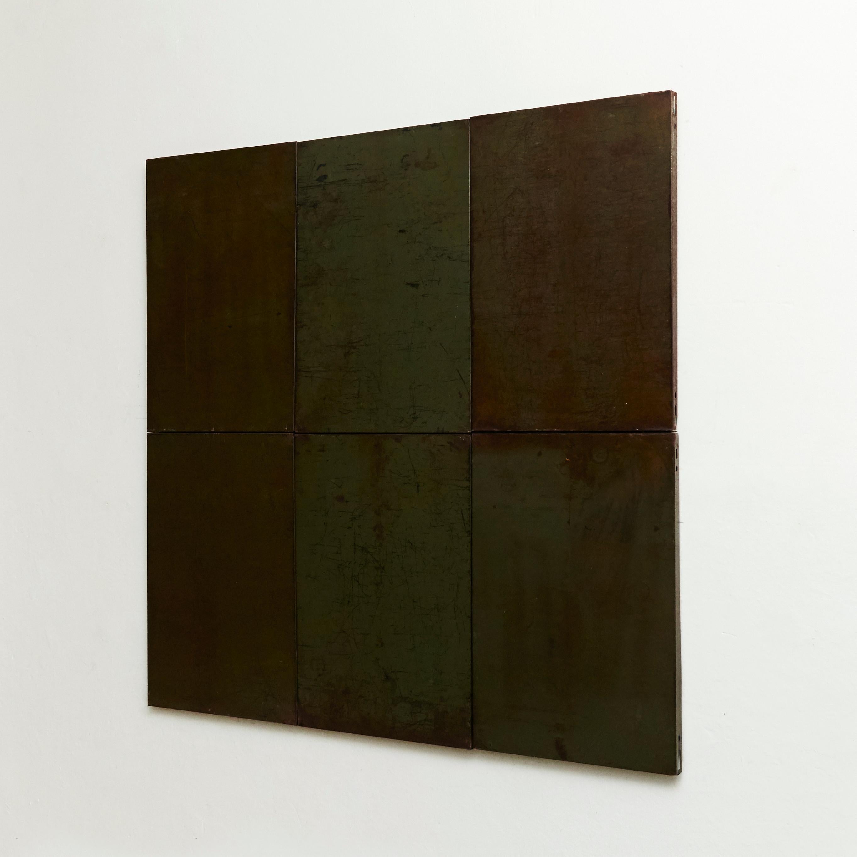 Ramon Horts Großes Kunstwerk 3/2 N 003, 2017 (Moderne der Mitte des Jahrhunderts) im Angebot