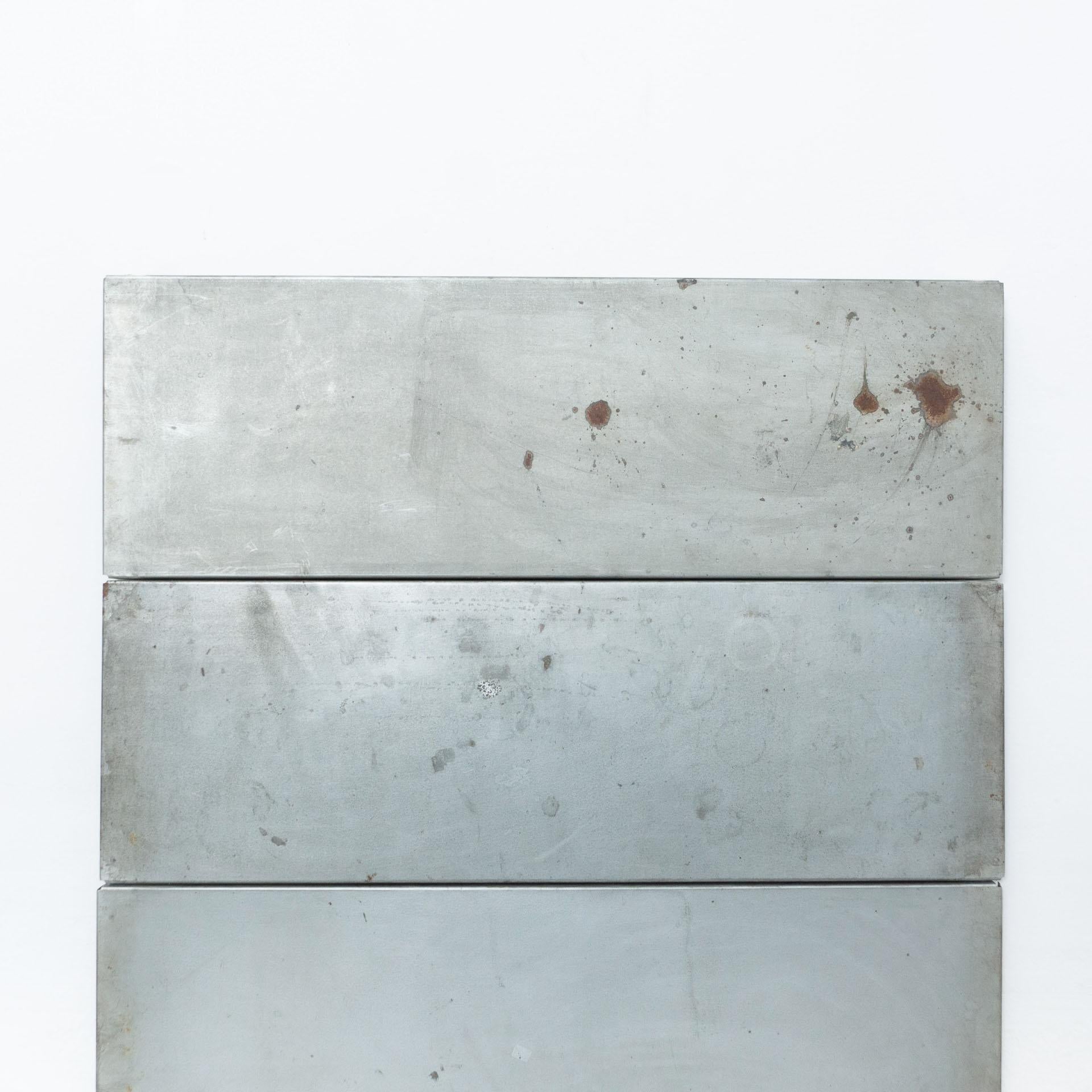 Galvanized Ramon Horts Minimalist Contemporary Artwork N4 For Sale
