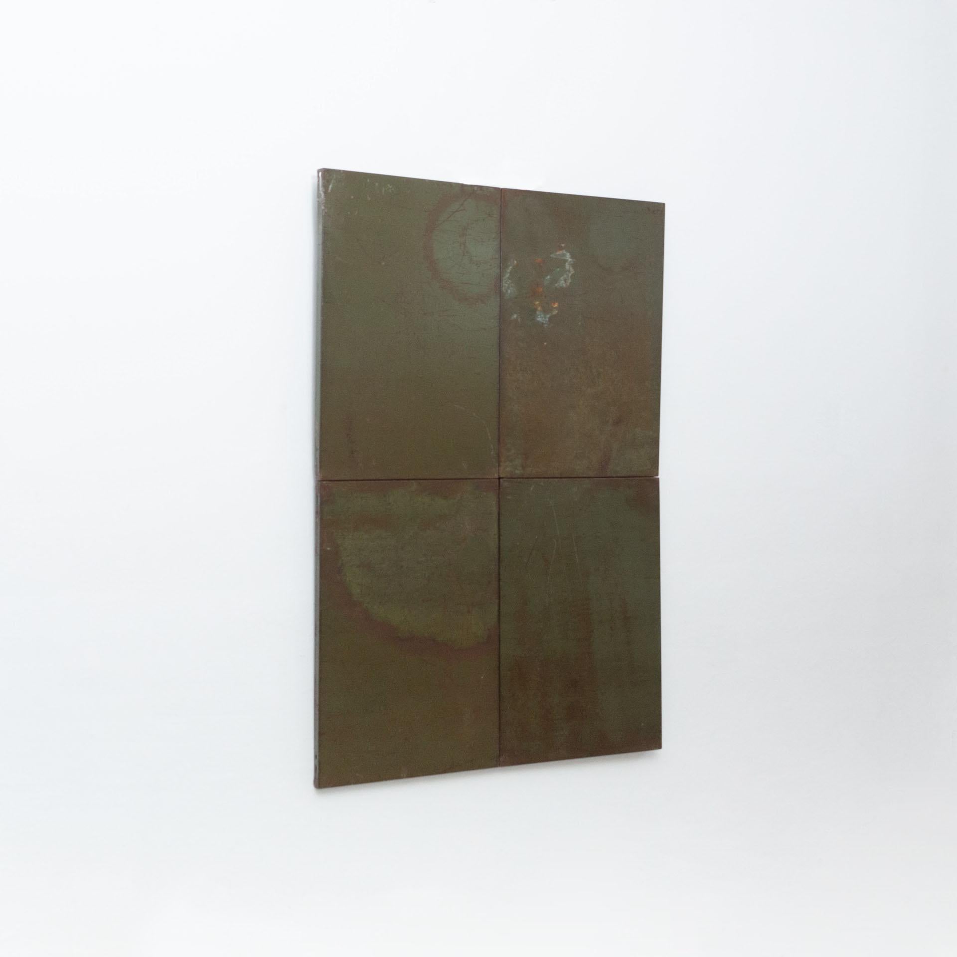 Mid-Century Modern Ramon Horts Minimalist Contemporary Artwork N5 For Sale