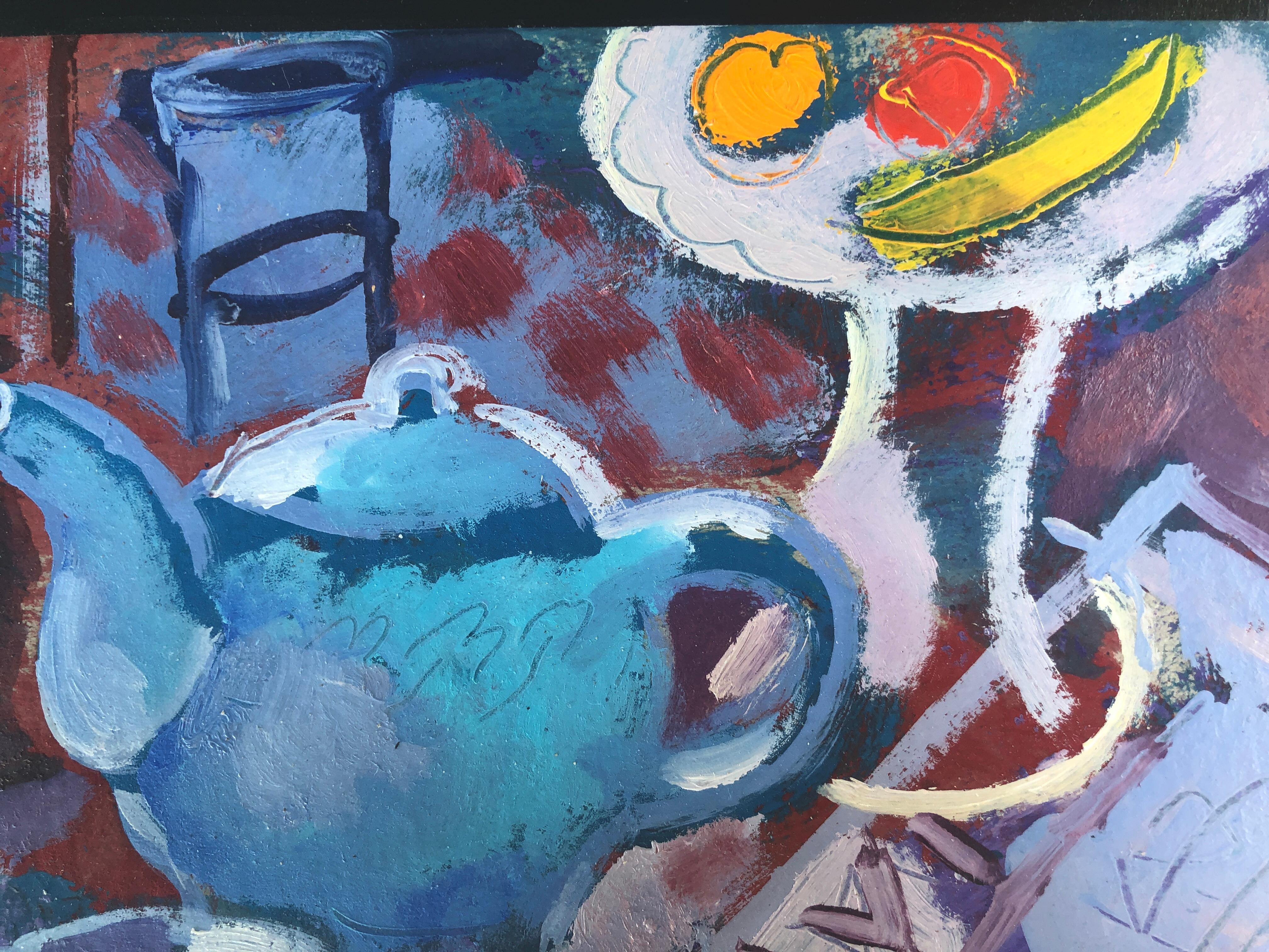 Ramón Moscardó (1953) - Stilleben mit Teekanne und Pfeife - Öl auf Karton

Öl auf Karton.

Das Öl misst 17,5x24,5 cm.

Der Rahmen misst 25x32 cm.

neuen Rahmen.

Ramón Moscardó studierte an der Schule der Schönen Künste Sant Jordi und an der Schule