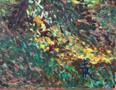 Mediterranean Forest Landscape Oil Painting Post Impressionist Spanish Woodland