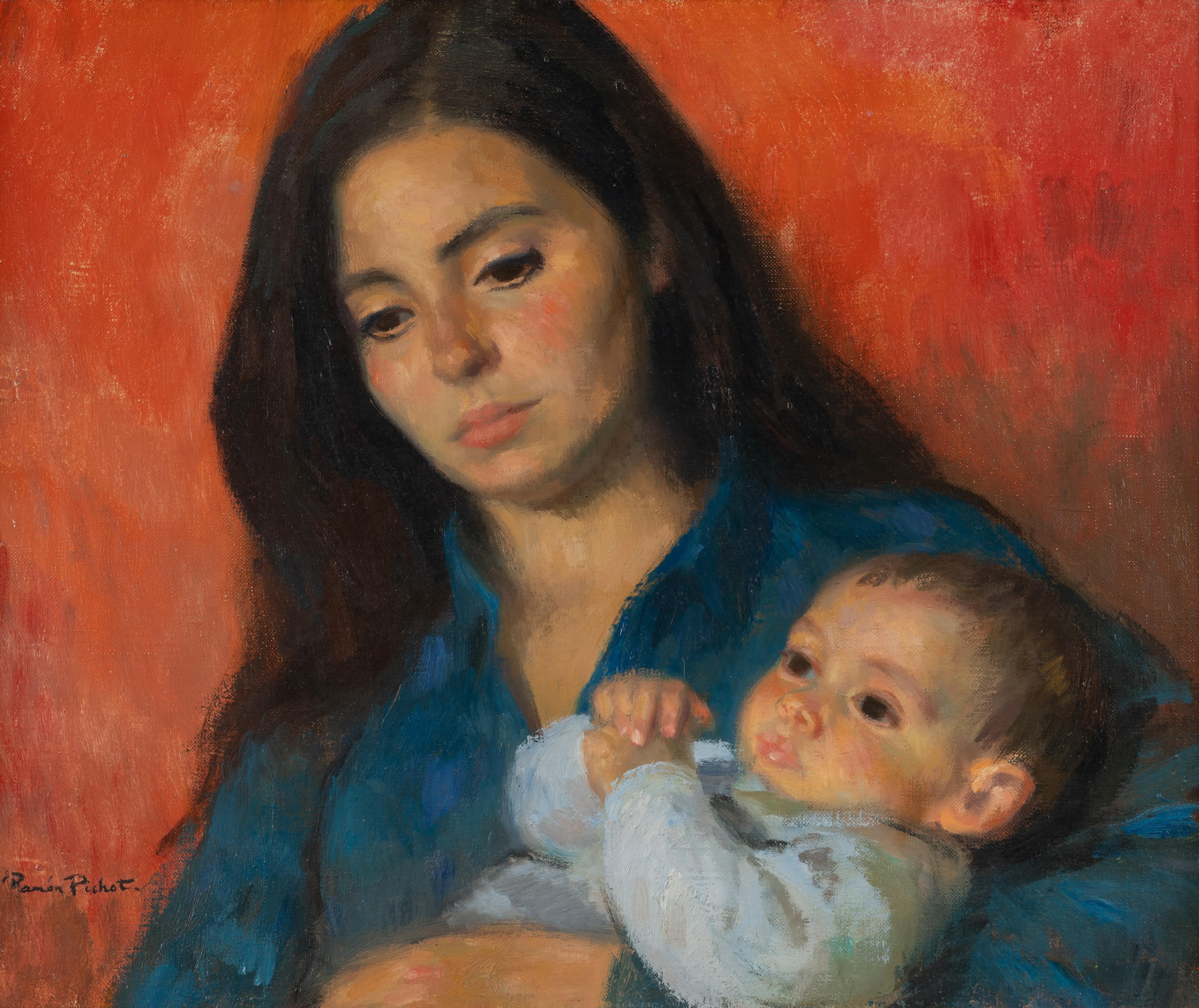 Maternidad - Painting de Ramon Pichot i Soler