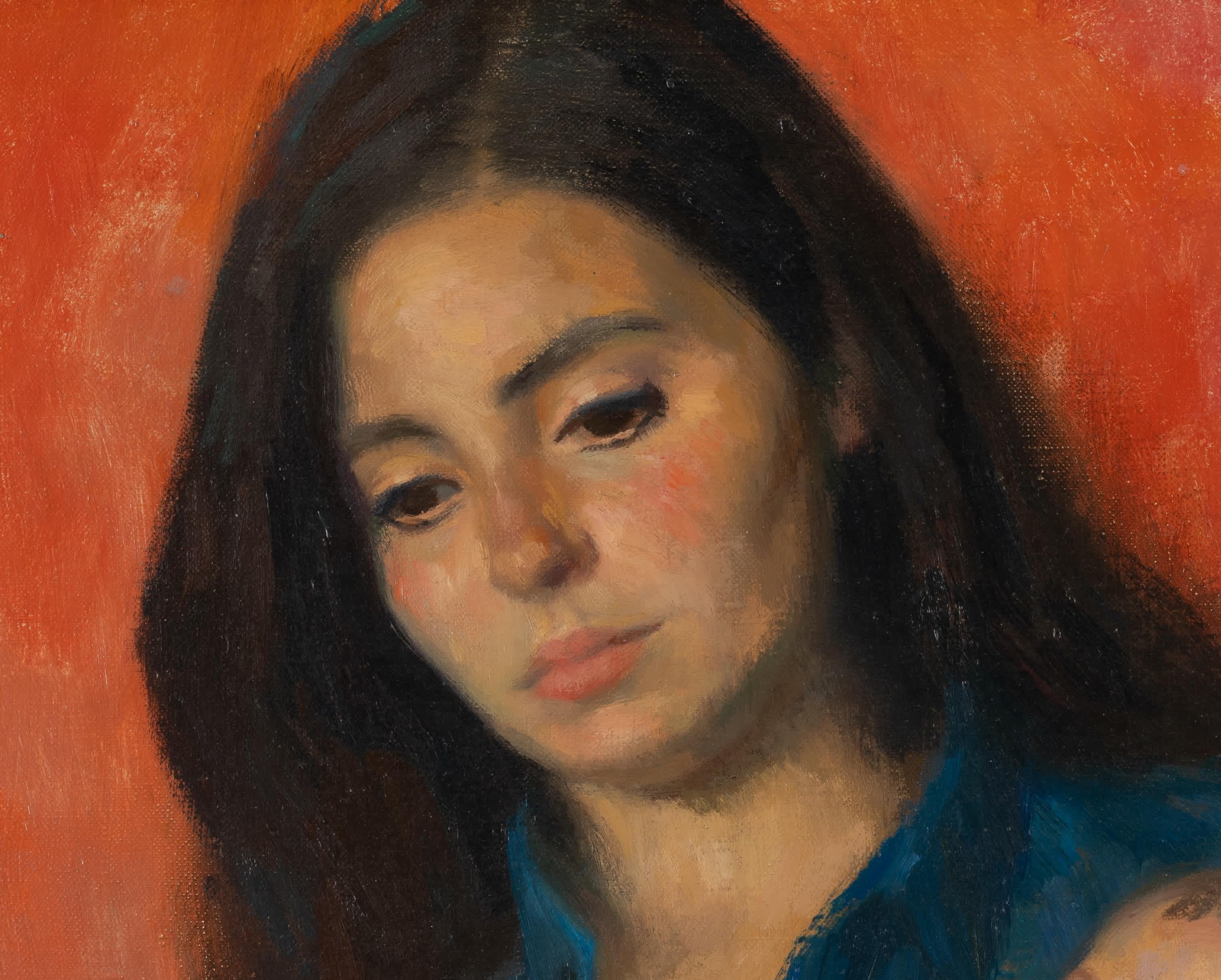 Maternidad - Painting Contemporáneo de Ramon Pichot i Soler