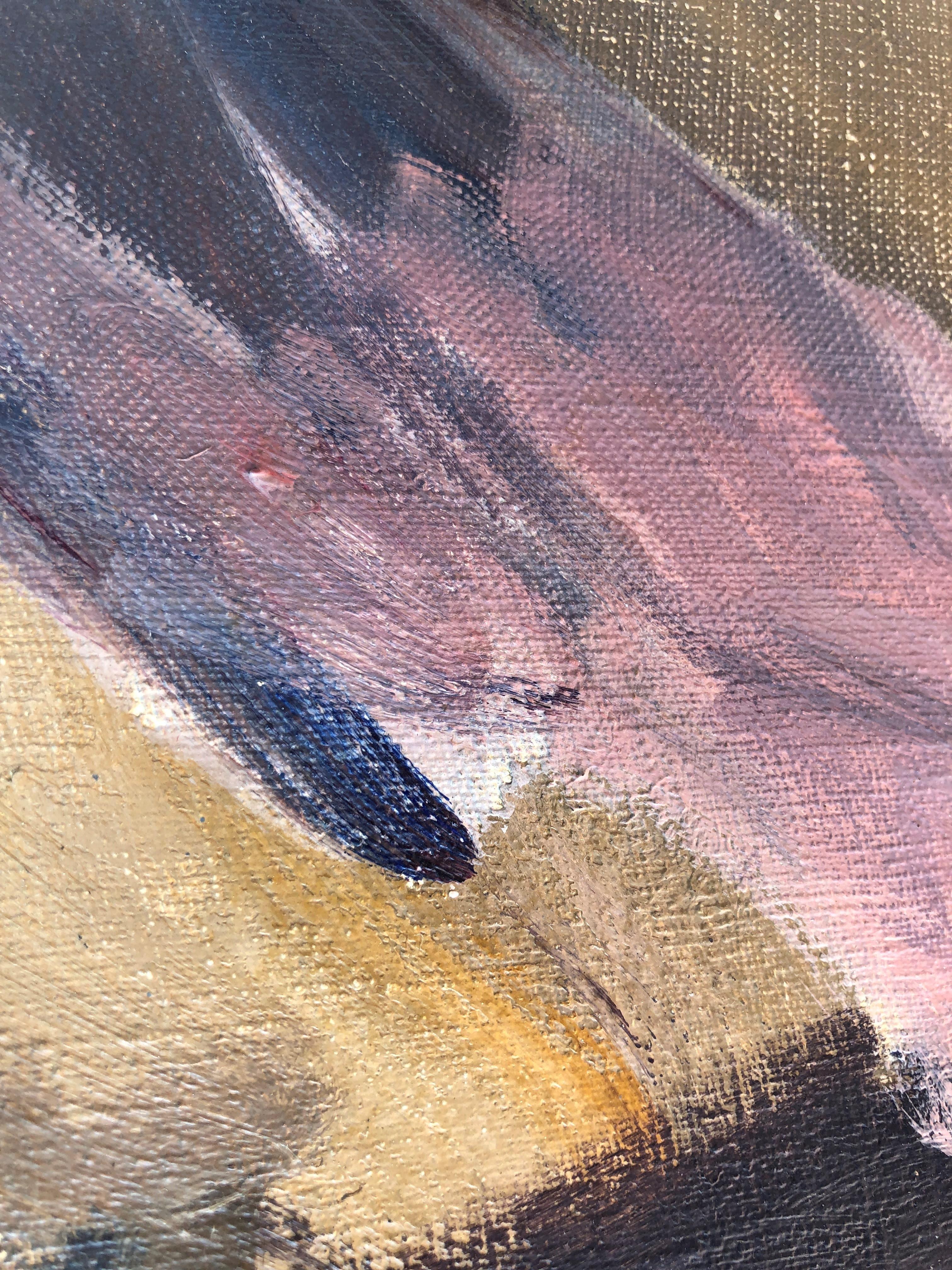 Ramn Pichot - Peinture à l'huile originale d'un nu féminin sur toile:: circa 1960 - Impressionnisme Painting par Ramon Pichot i Soler