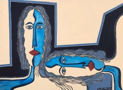 29.-Two Women - Peinture acrylique