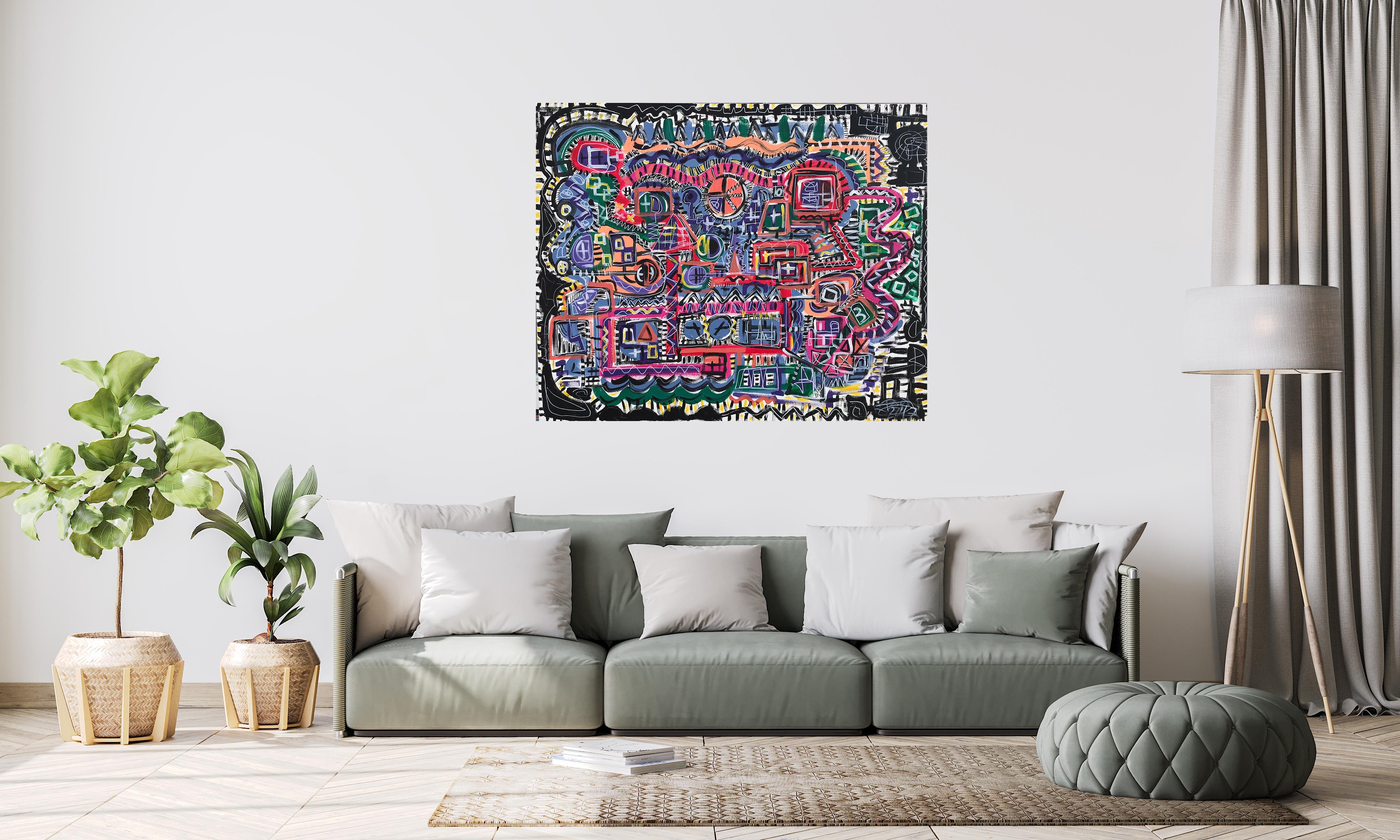 9. industrielles Labyrinth 120 x 100 cm Acrylgemälde

Geboren in Badalona (Barcelona).
Fotograf und Werbefilmregisseur.
Gründungspartner der Werbeproduktionsfirma La Cosa de las Peliculas: 
Er hat für die besten nationalen und internationalen