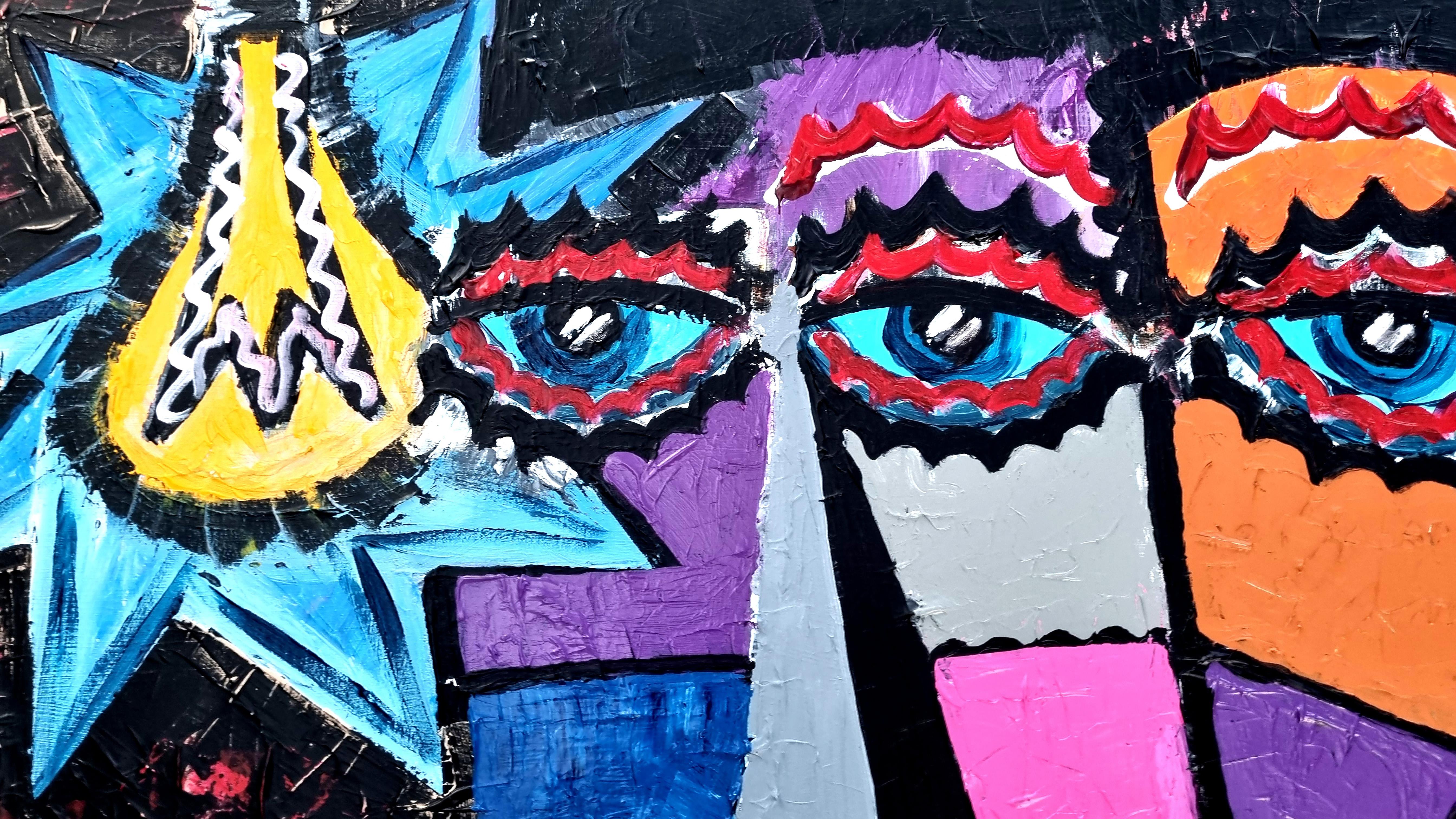 108. Nachbildung mit Kopien 100x120  Original-Acrylgemälde

Geboren in Badalona (Barcelona).
Fotograf und Werbefilmregisseur.
Gründungspartner der Werbeproduktionsfirma La Cosa de las Peliculas: 
Er hat für die besten nationalen und internationalen