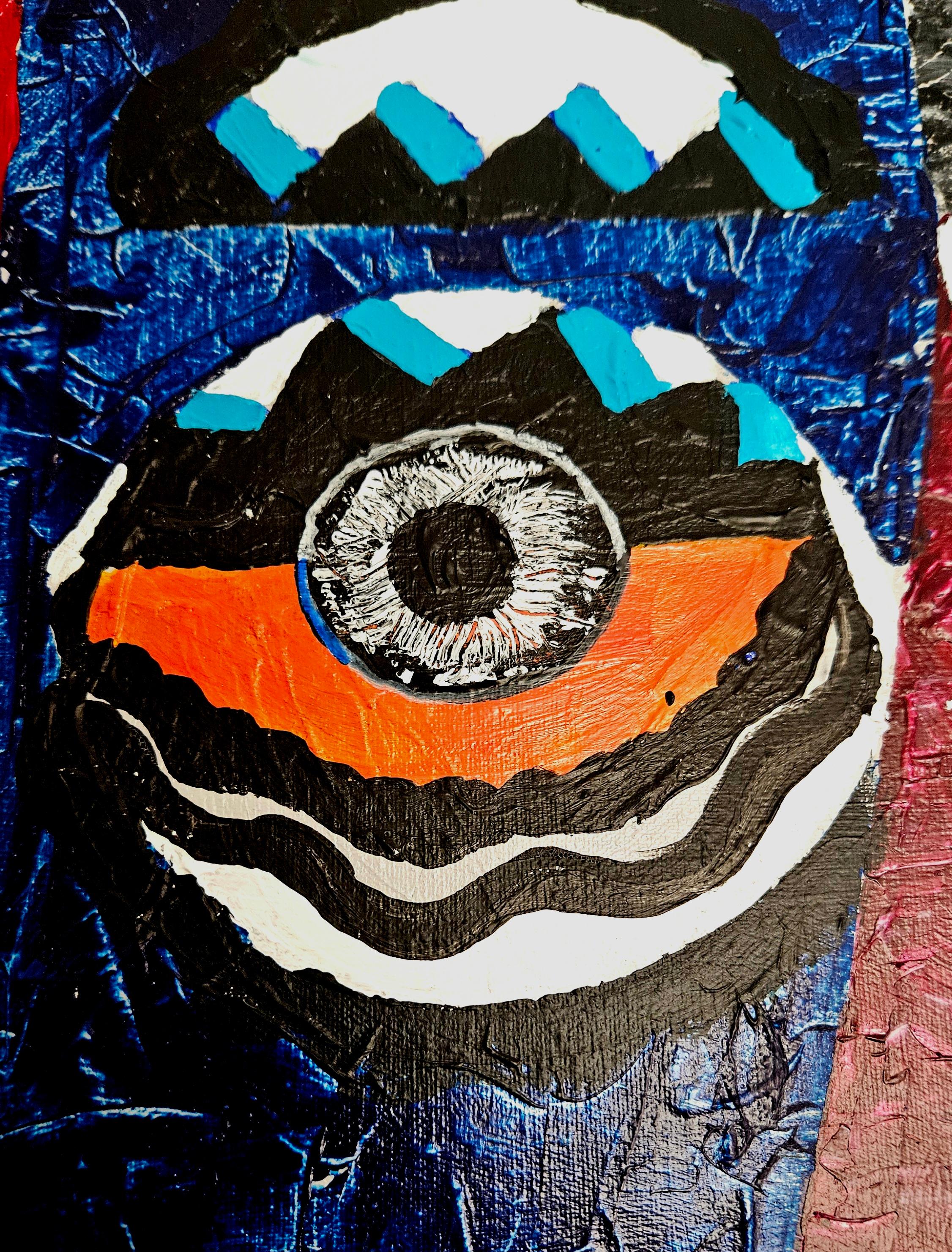 R. Poch 6 Retrato Familiar original Acryl (Abstrakter Expressionismus), Painting, von Ramon Poch