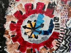 R. Poch 82 Big Square IndustrialCity . pittura acrilica originale