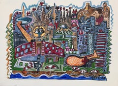 R. Poch   Barcelona 2    pintura acrílica