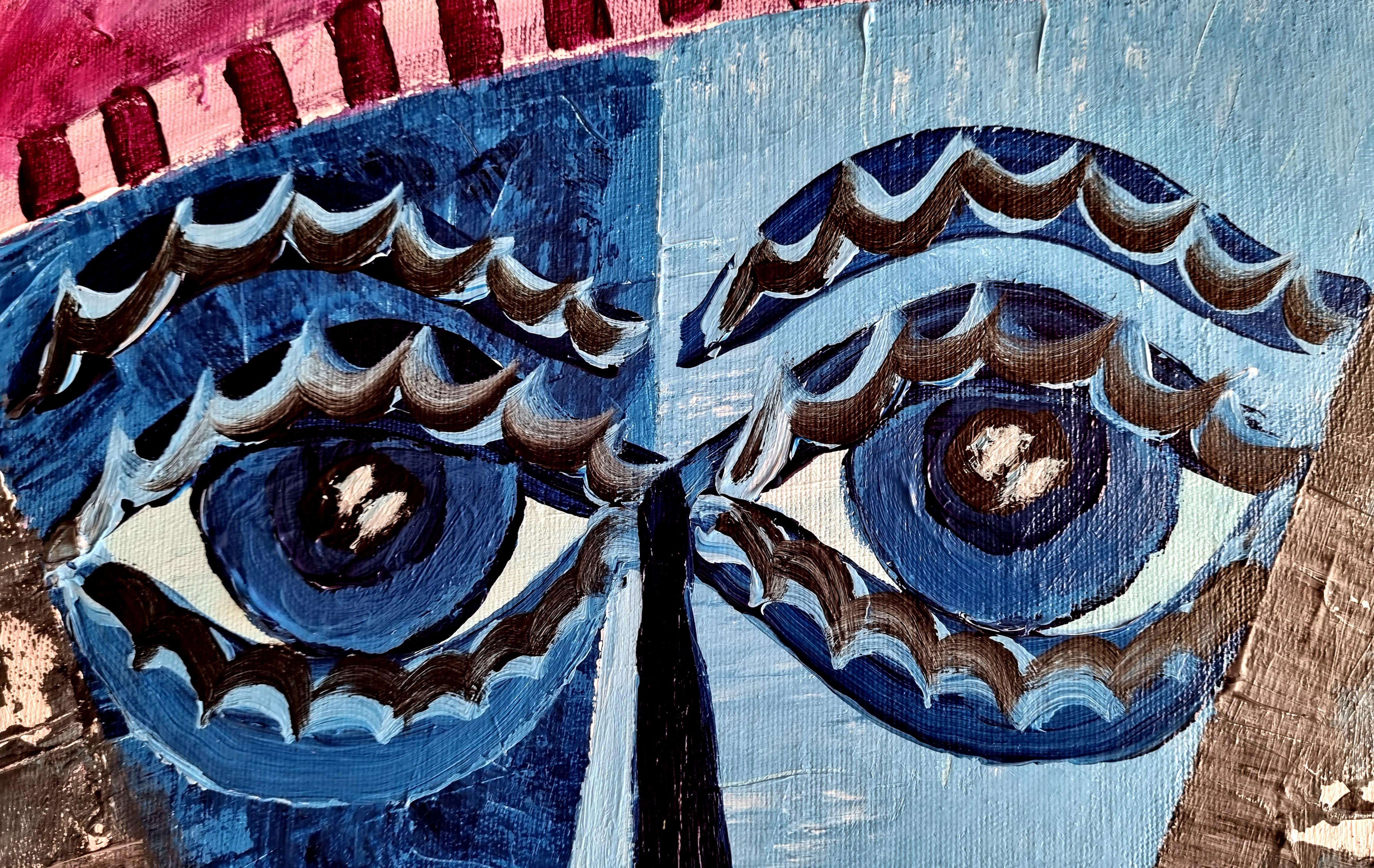 109. Mujer con gato 120 x 100 cm pittura acrilica

Nato a Badalona (Barcellona).
Fotografo e regista pubblicitario.
Socio fondatore della società di produzione pubblicitaria La Cosa de las Peliculas: 
Ha diretto spot pubblicitari per i migliori