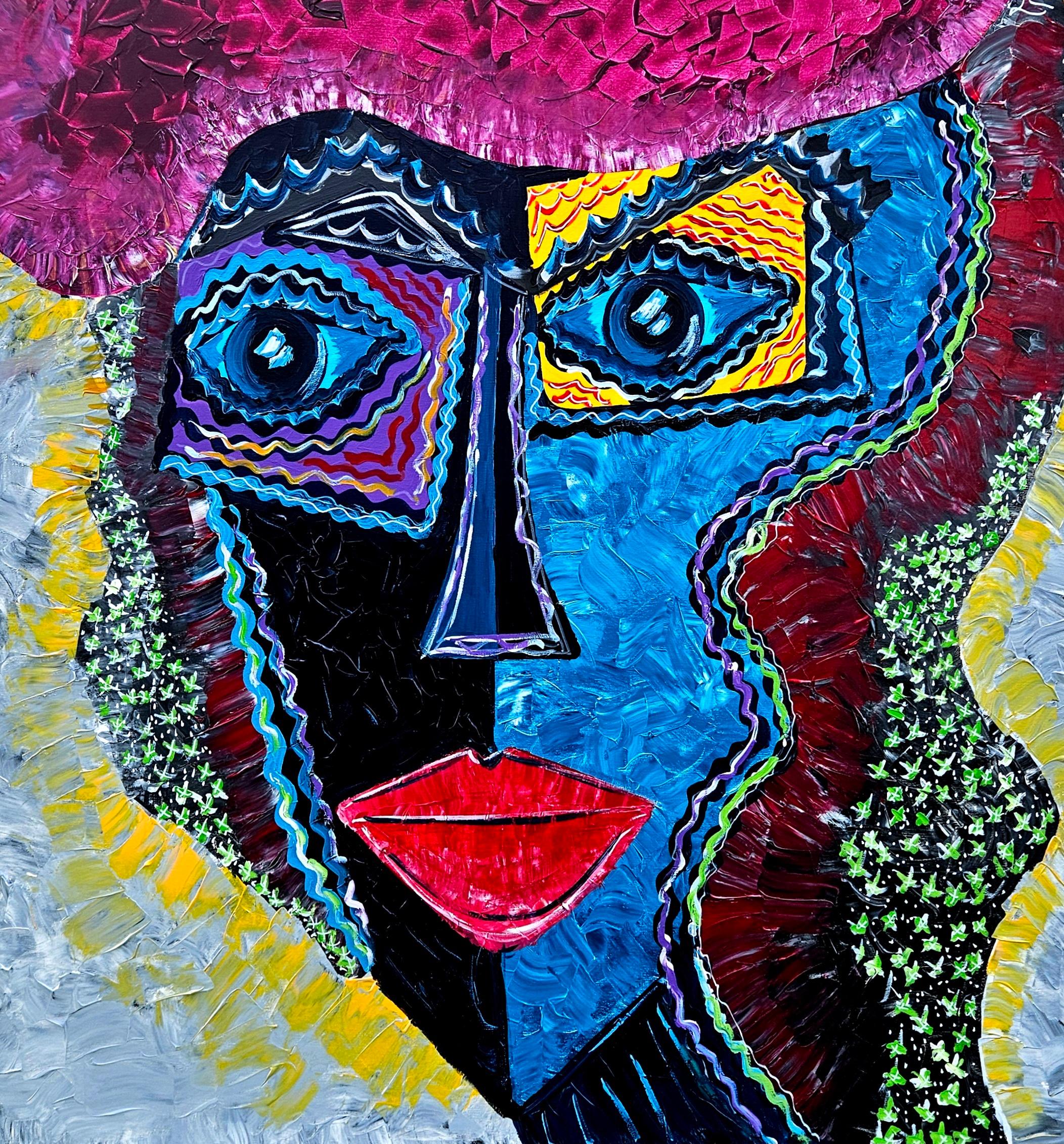 R. Poch   Federika   pittura acrilica - Painting di Ramon Poch
