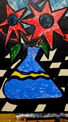 R. Poch Port Trait Acrylgemälde