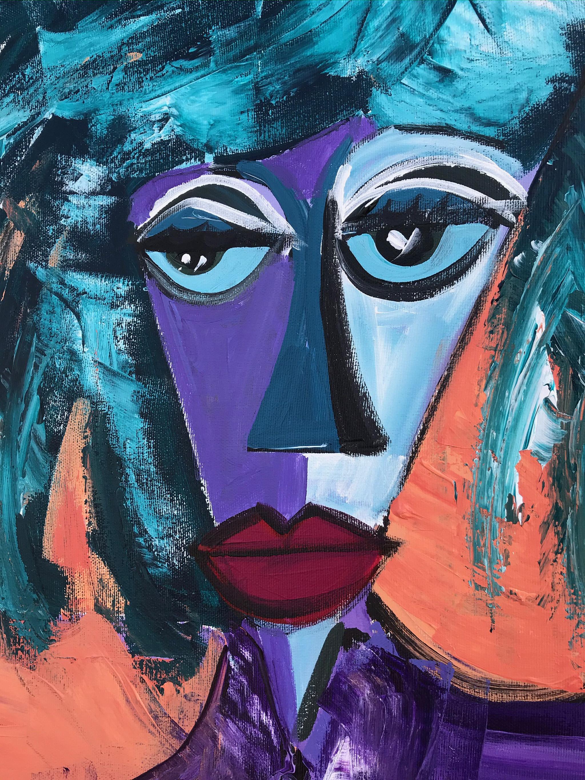 6.-Purple ladies 130 x 100 cm acrylic painting

Born in Badalona (Barcelona).
Photographer and advertising film director.
Founding partner of the advertising production company La Cosa de las Peliculas: 
He has directed commercials for the best