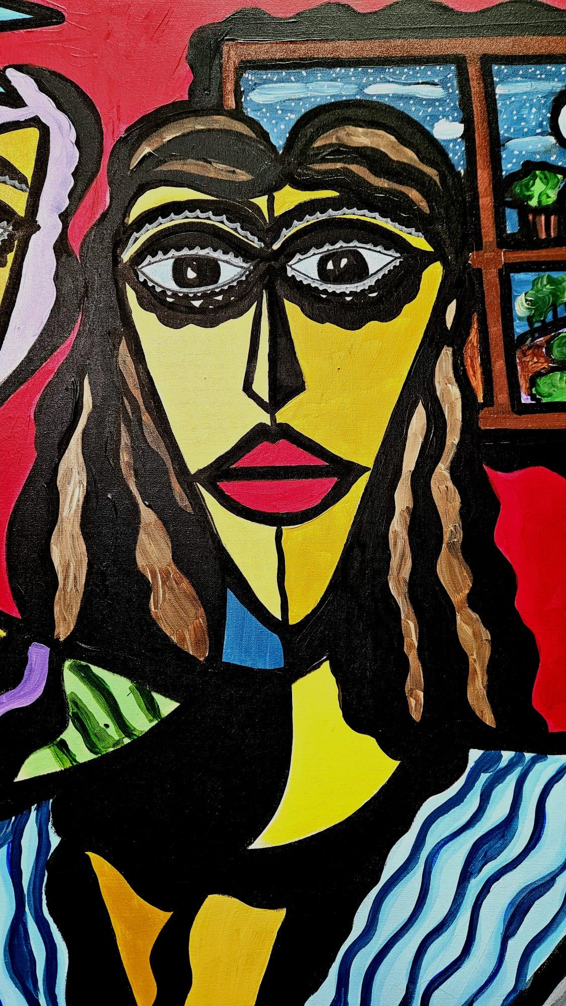 R. Poch Tertulia 148 Original-Acrylgemälde (Abstrakter Expressionismus), Painting, von Ramon Poch