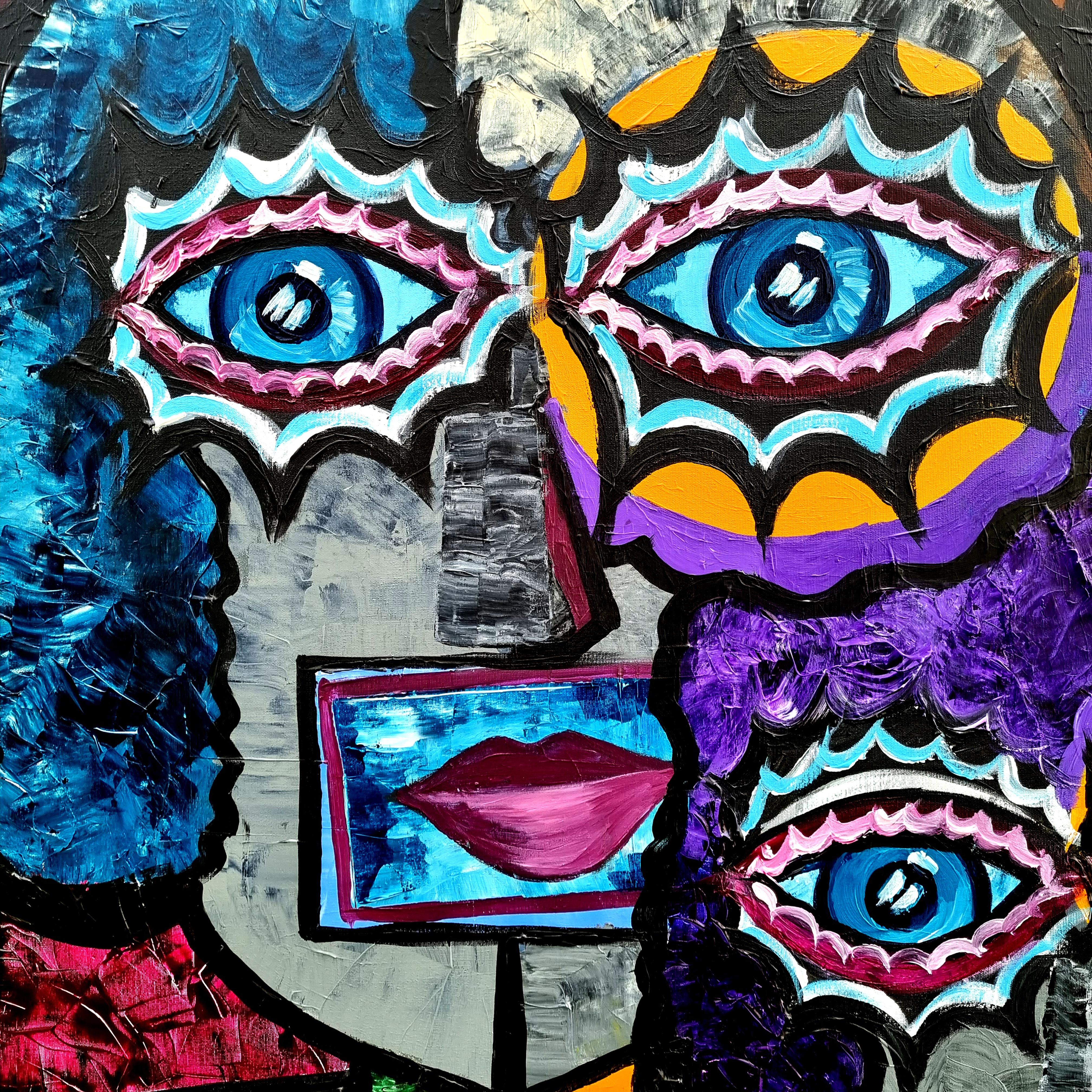 99 las diez y diez 150x150  cm. original acrylic painting

Born in Badalona (Barcelona).
Photographer and advertising film director.
Founding partner of the advertising production company La Cosa de las Peliculas: 
He has directed commercials for