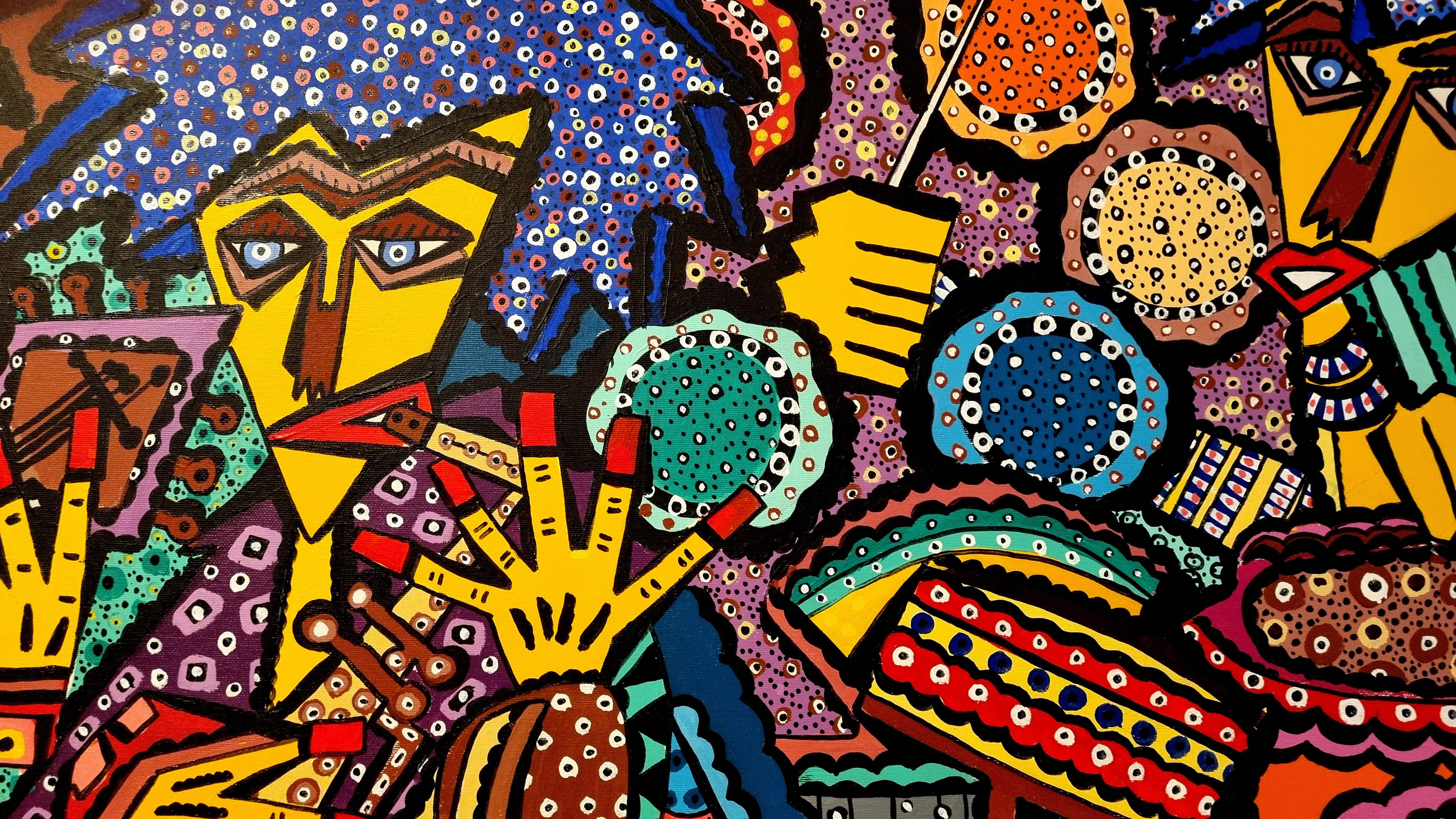 R. Poch Molto grande  Rock  pittura acrilica - Painting Espressionismo astratto di Ramon Poch