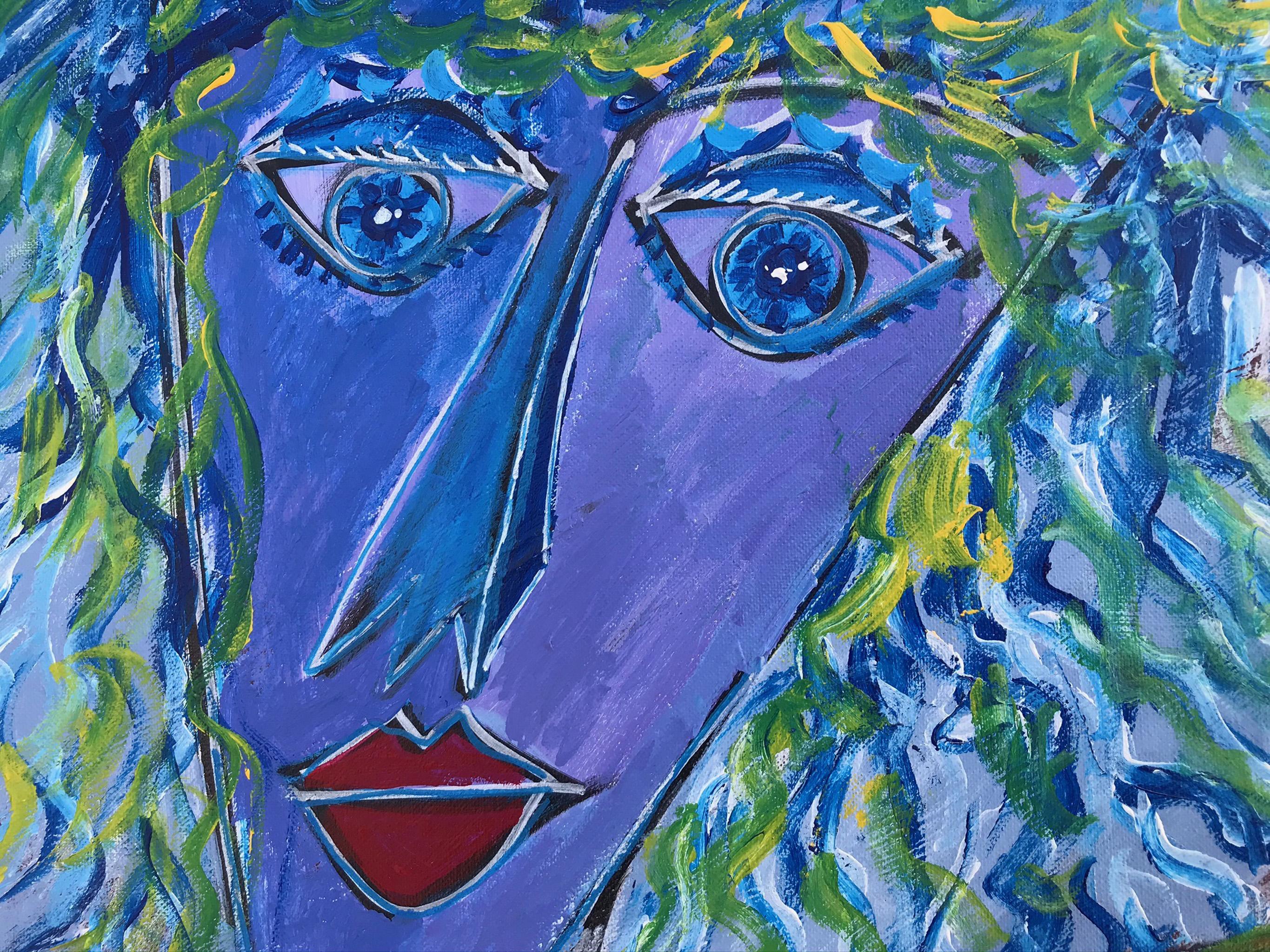 R. Poch  DONNA  Lola   pittura acrilica - Painting di Ramon Poch