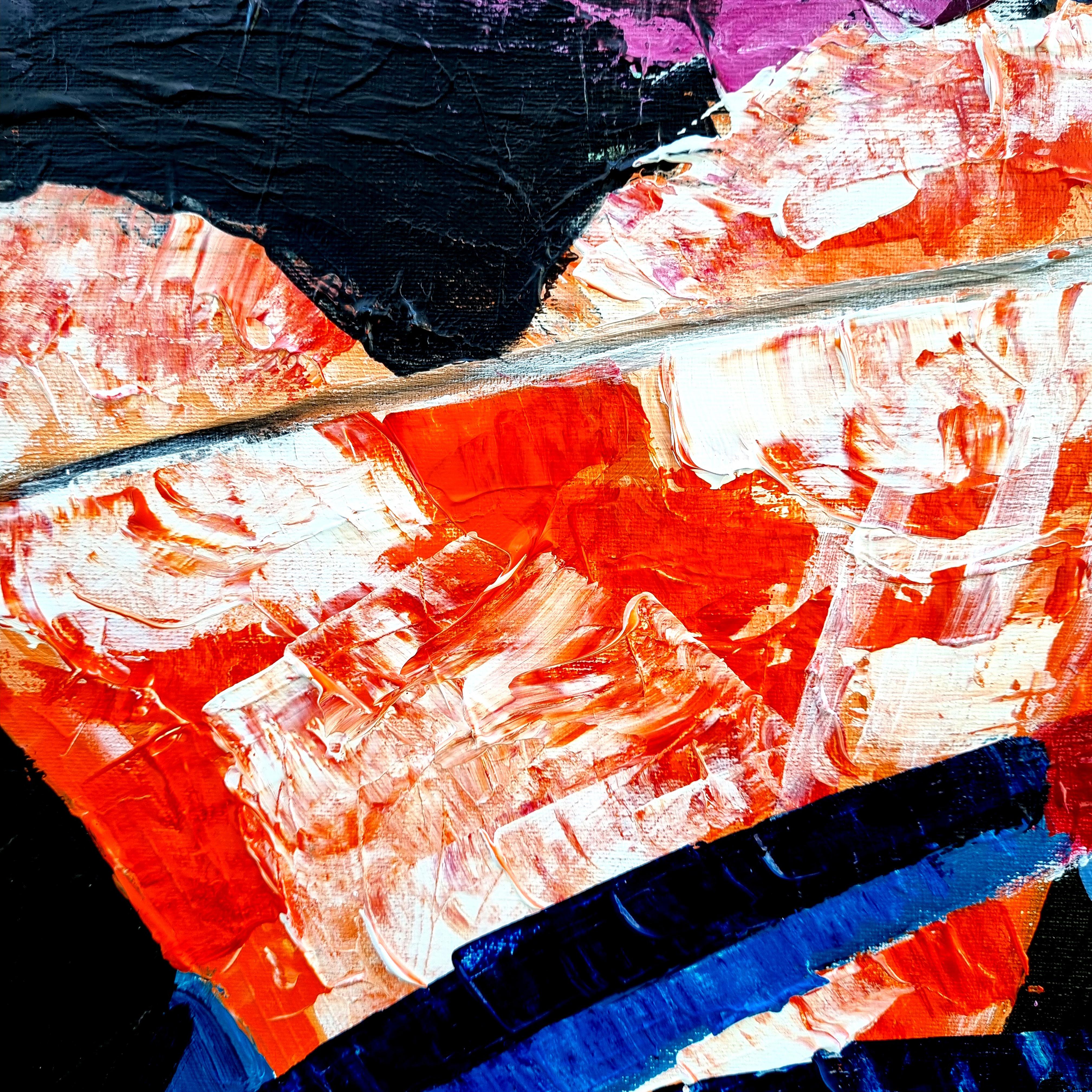 R Poch Women 100, R. DE COPAS 3... 120 x 120 cm Original-Acrylgemälde (Abstrakter Expressionismus), Painting, von Ramon Poch