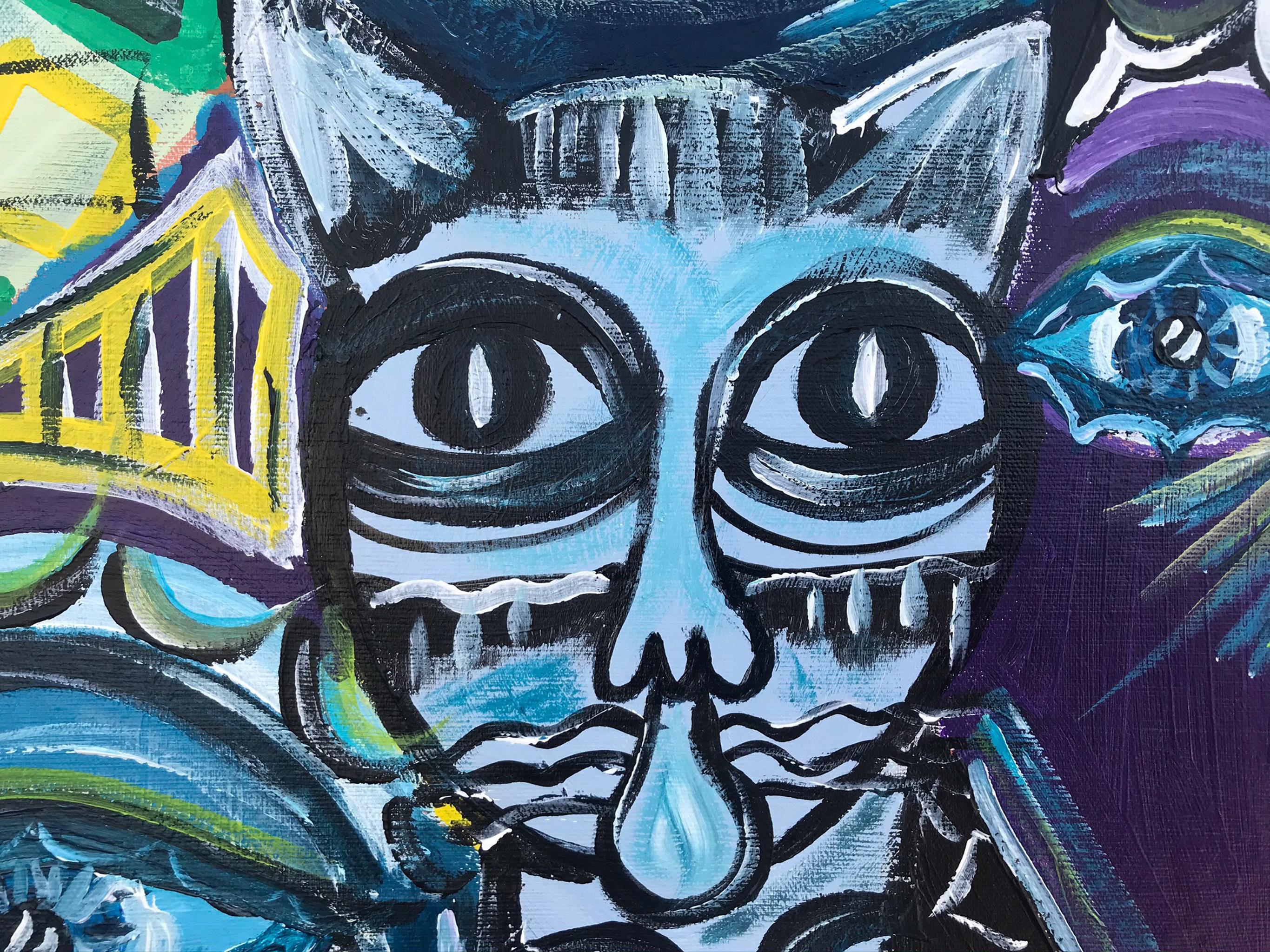 33.-Tre con gatto 130 x 100 cm pittura acrilica

Nato a Badalona (Barcellona).
Fotografo e regista pubblicitario.
Socio fondatore della società di produzione pubblicitaria La Cosa de las Peliculas: 
Ha diretto spot pubblicitari per i migliori marchi