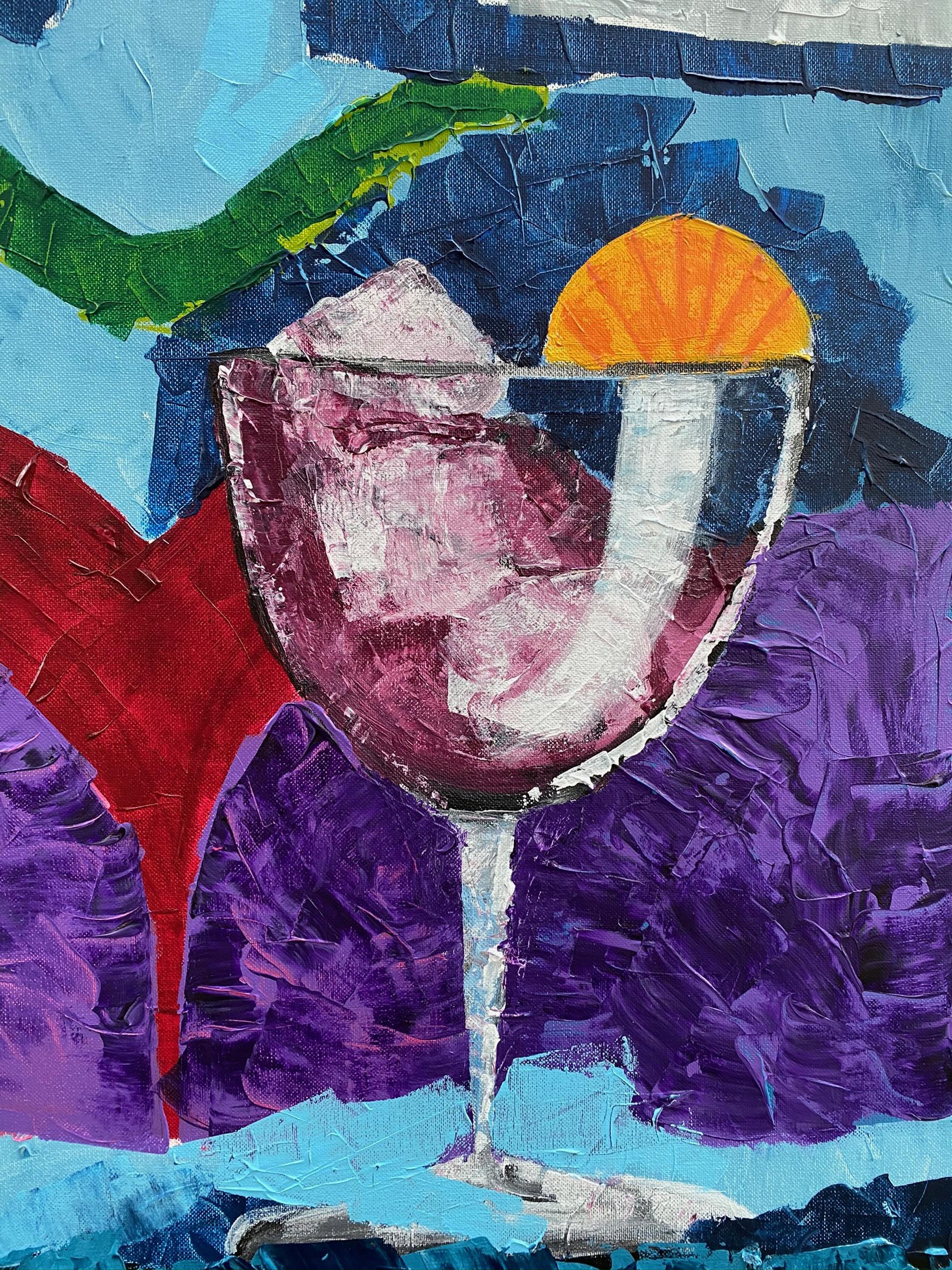 86.-Frau in Blau   130 x 80 original Acrylgemälde
Geboren in Badalona (Barcelona).
Fotograf und Werbefilmregisseur.
Gründungspartner der Werbeproduktionsfirma La Cosa de las Peliculas: 
Er hat für die besten nationalen und internationalen Marken