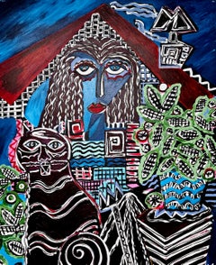 Ramon  Poch 172  original acrylic painting 110x150cm