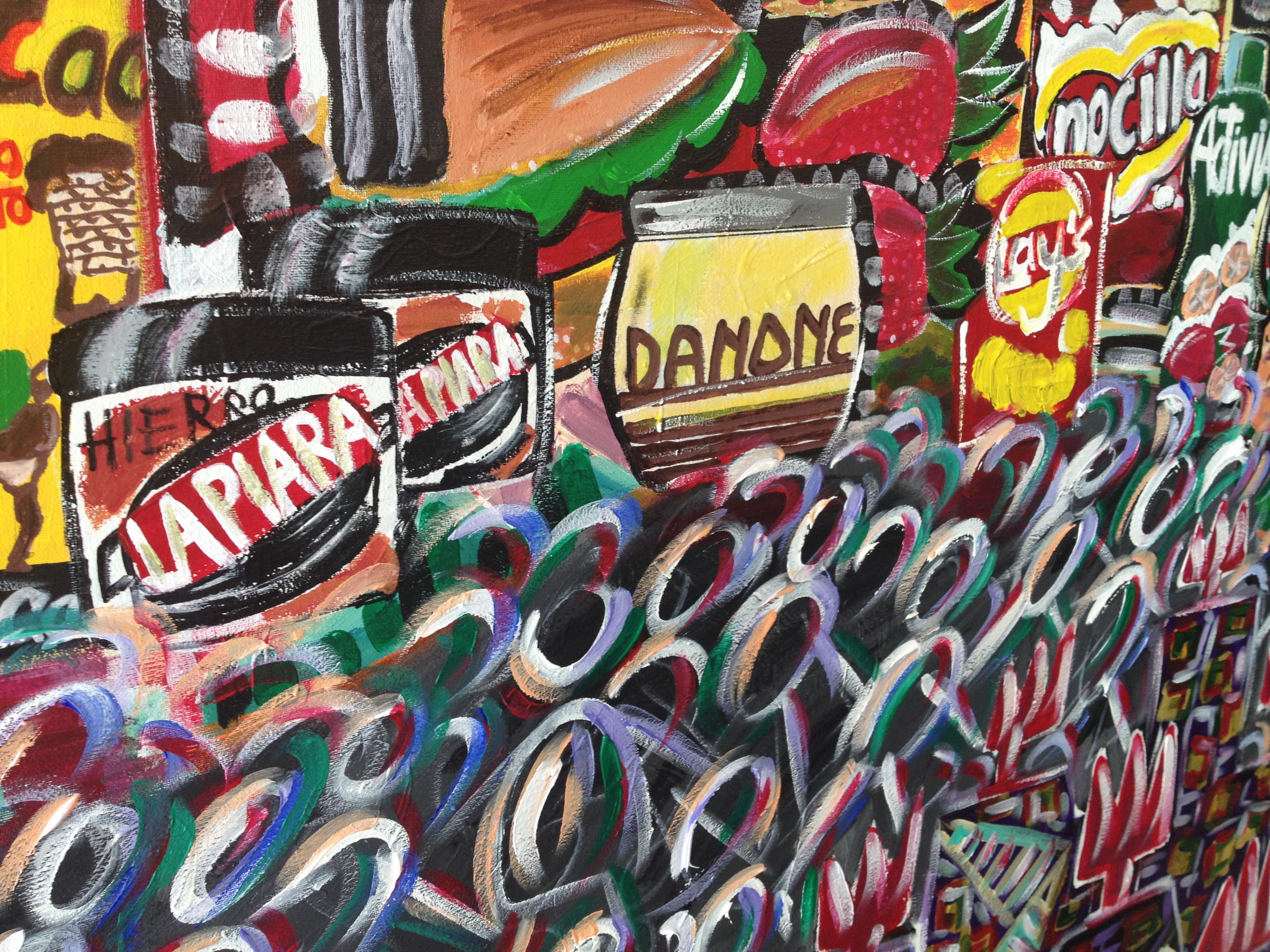 Ramon Poch 18 Publicidad  Acrylmalerei im Angebot 2