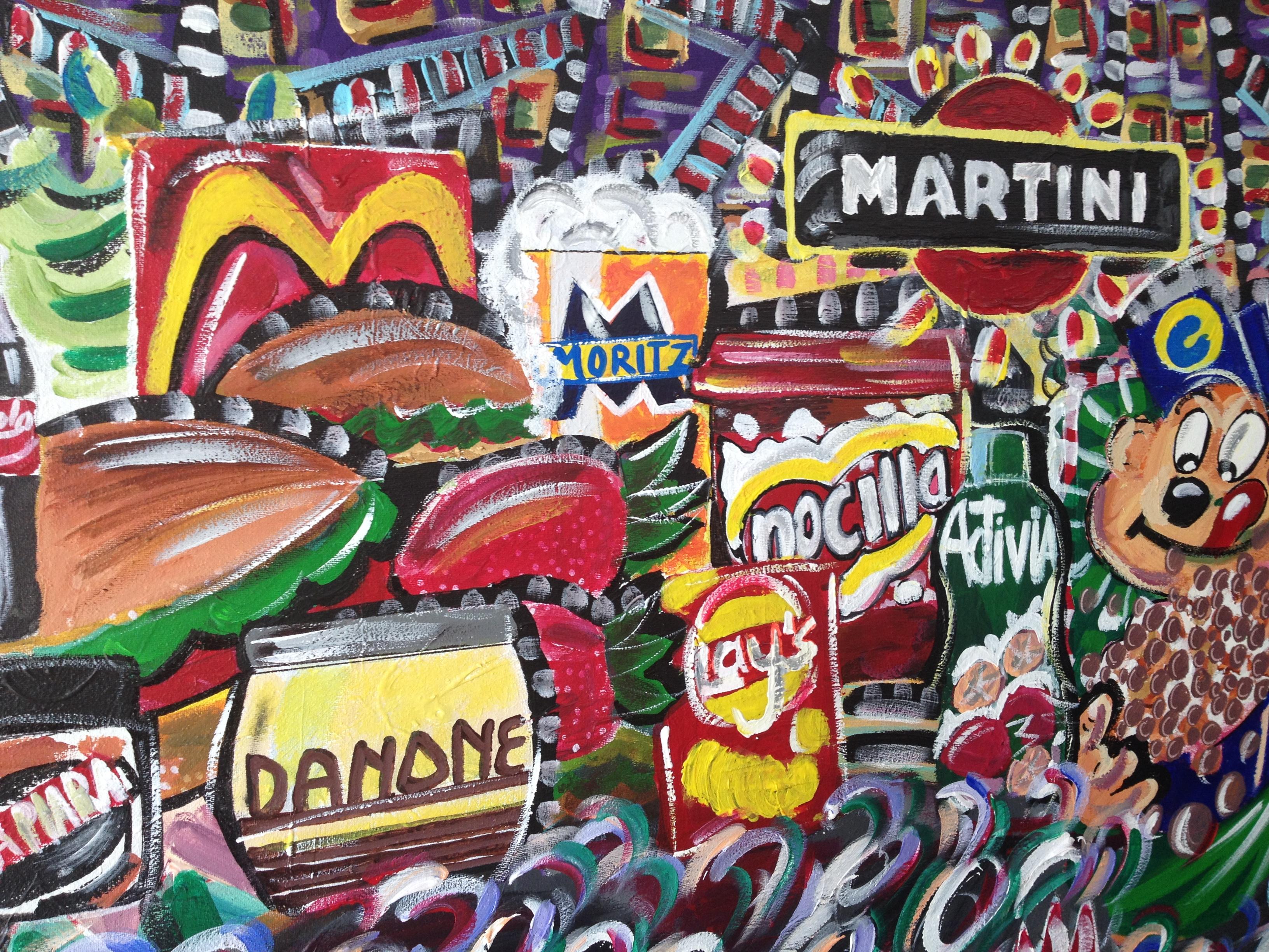 Ramon Poch 18 Publicidad  Acrylmalerei im Angebot 5