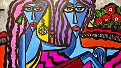 Ramon Poch 219 portraitoriginal acrylic painting 90x150
