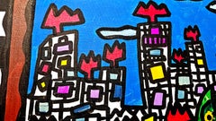 Ramon Poch 221. Porträt, 100 × 100 cm, Original-Acrylgemälde