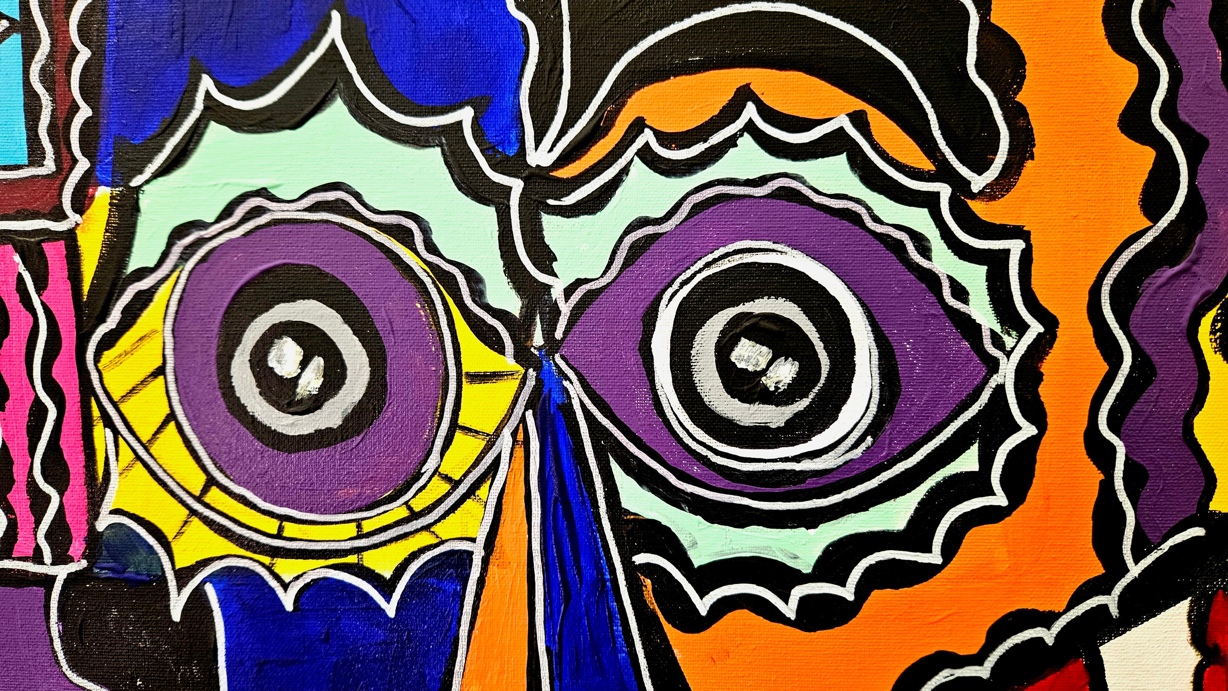 RAMON POCH 41 DE COPOAS Acrylgemälde (Zeitgenössisch), Painting, von Ramon Poch