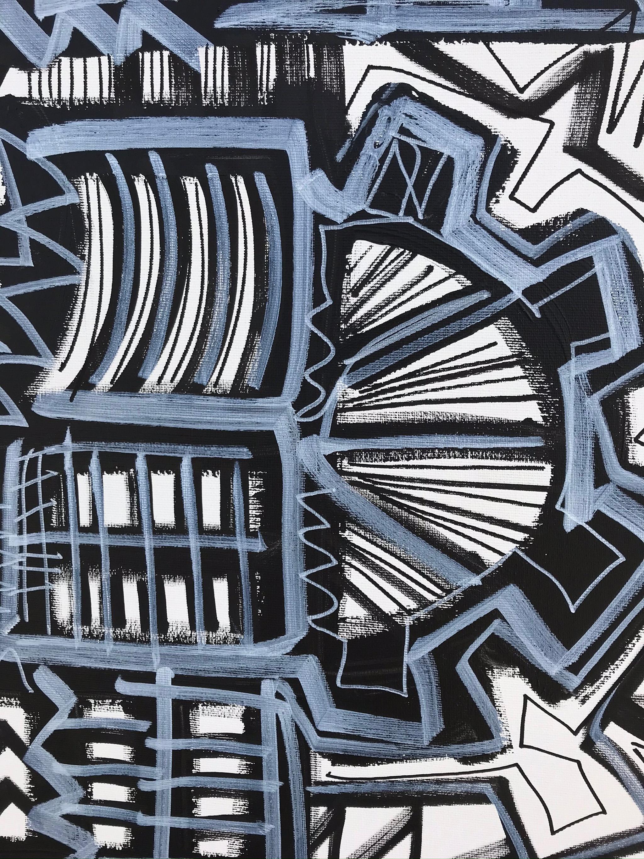 Ramon Poch  Fabbrica 25    pittura acrilica originale in vendita 3