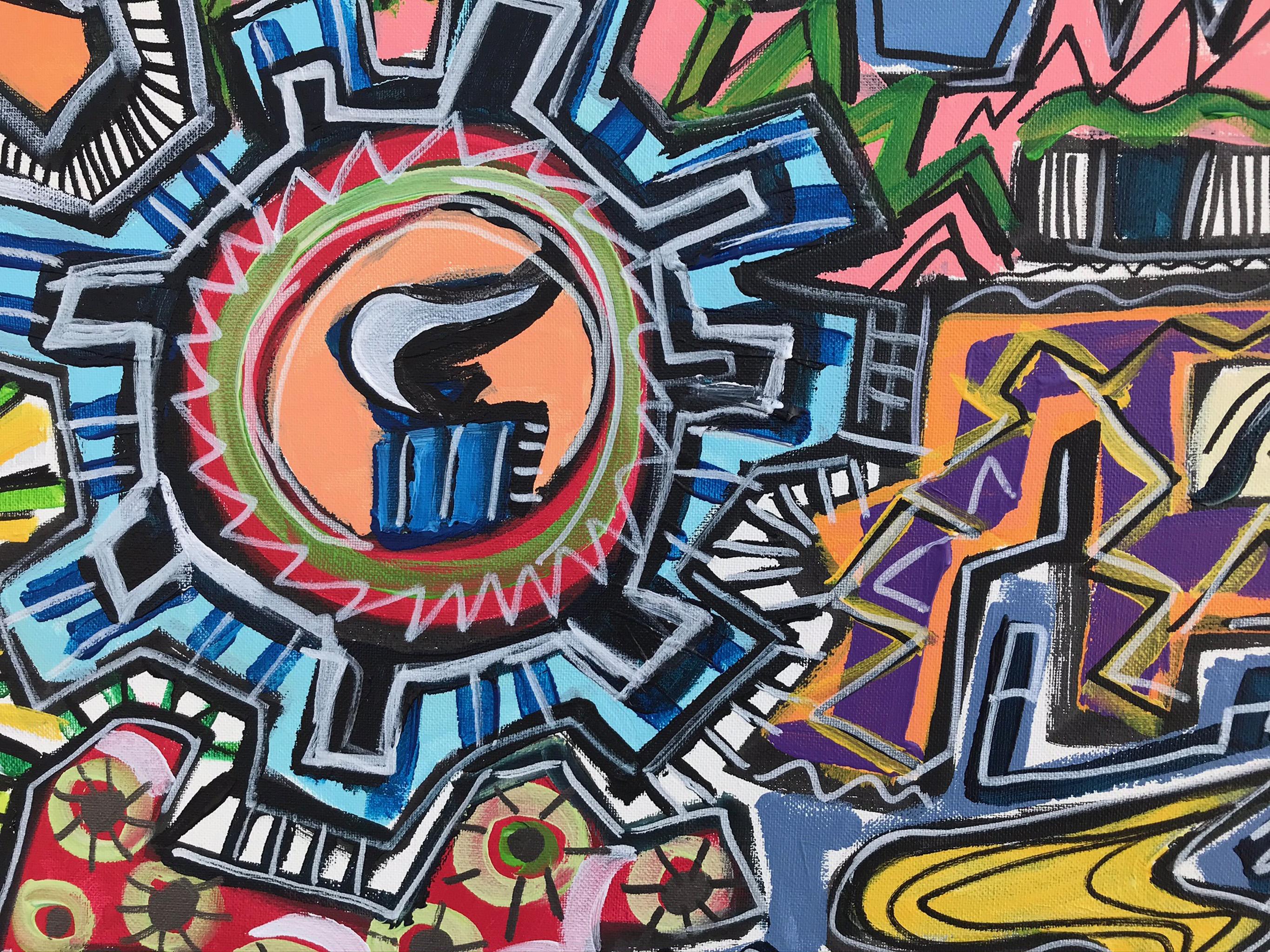 Ramon Poch  Fábrica 9     pintura acrílica en venta 2