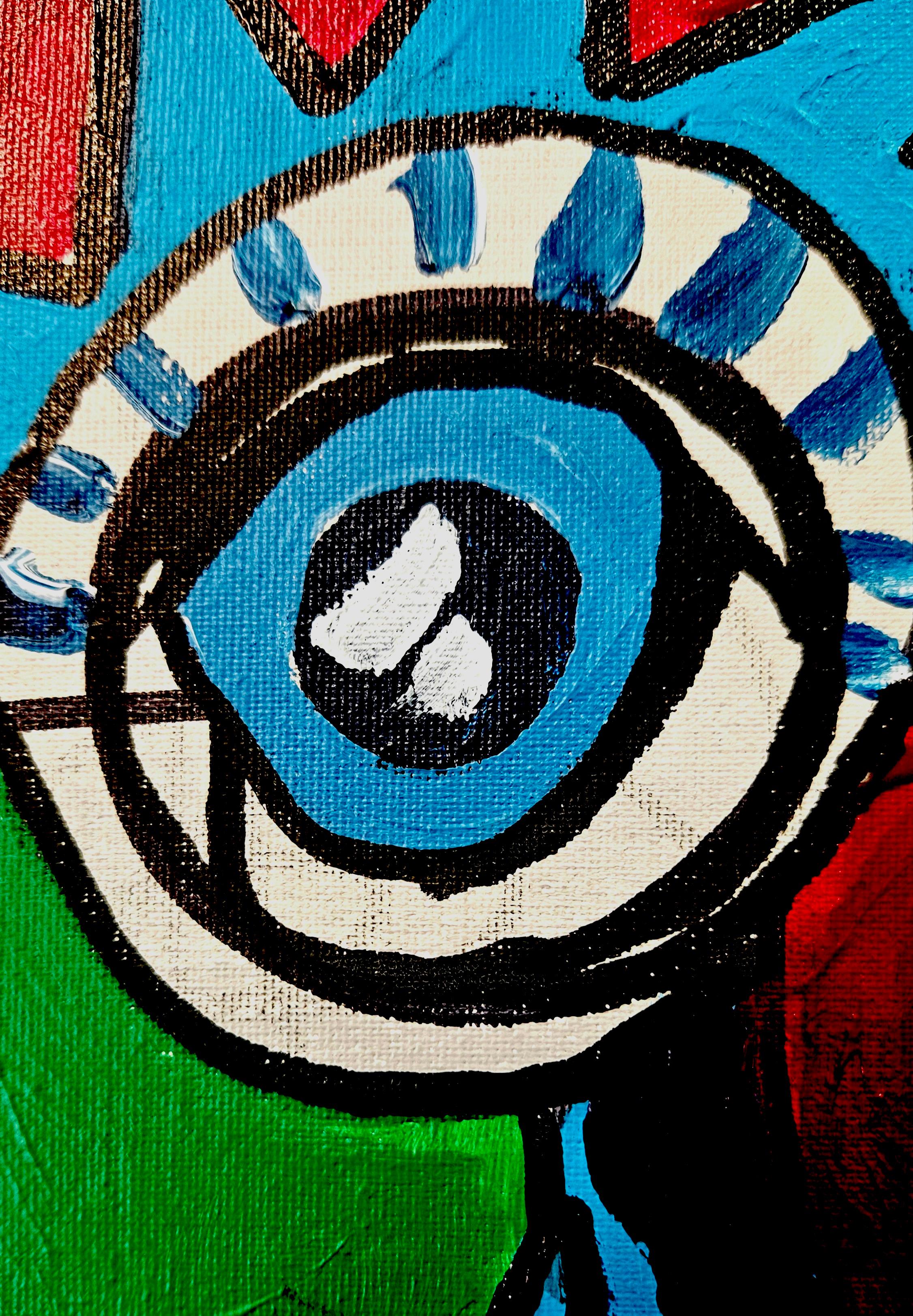 Ramon Poch Fiesta original acrylic painting For Sale 3