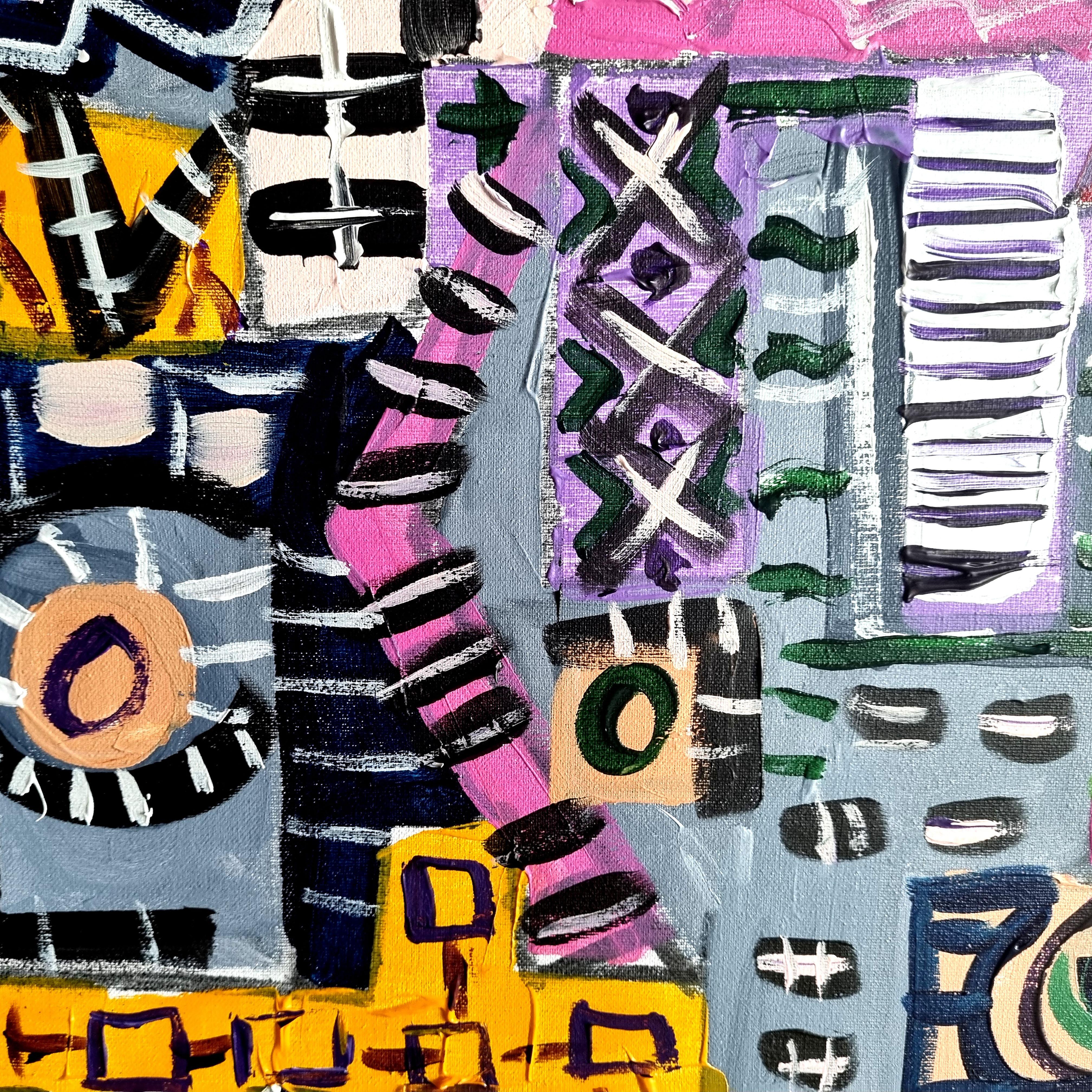 RAMON POCH  Labyrinth 104. LAVERINTO   Acrylmalerei im Angebot 2